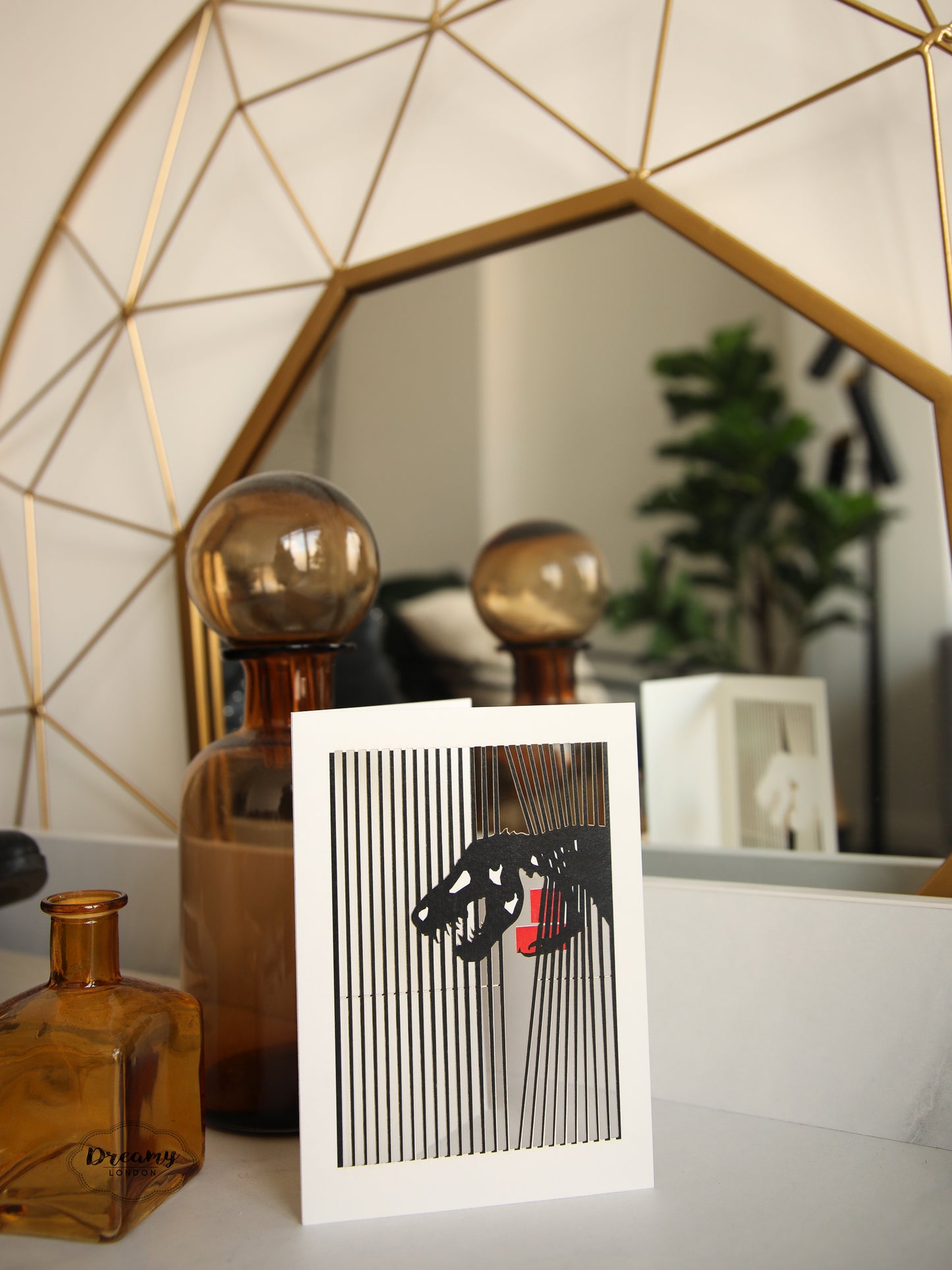 Dinosaur's Cheeky Surprise Birthday Card