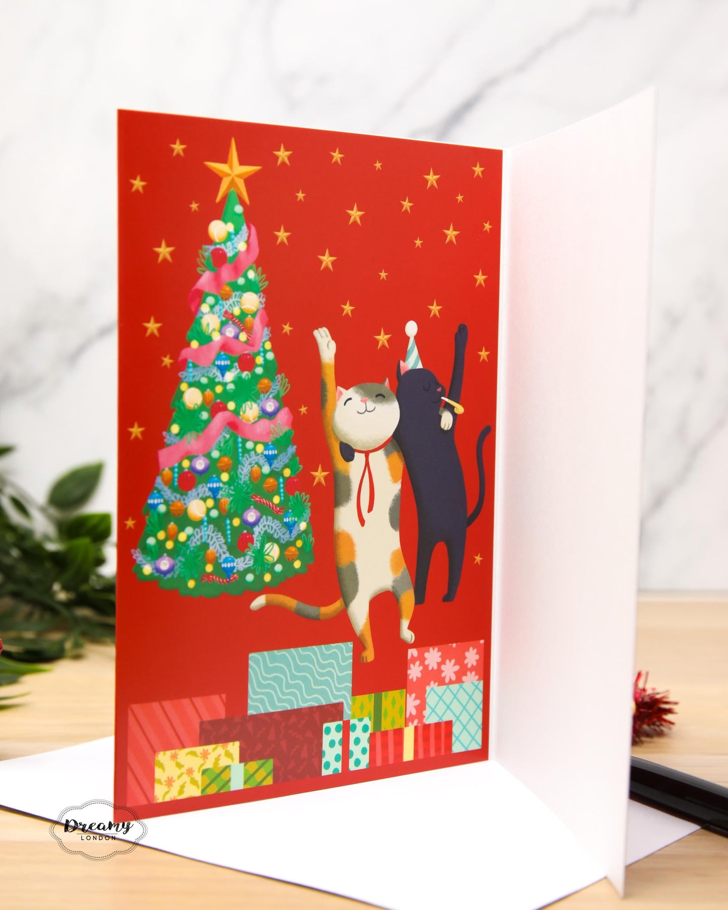 Party Cats Advent Calendar Card