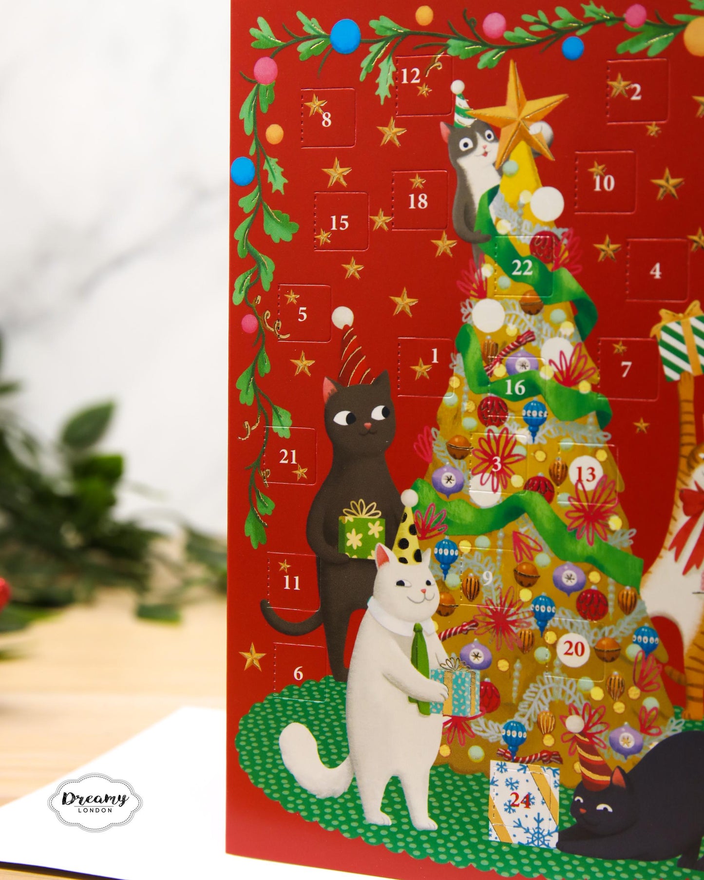 Party Cats Advent Calendar Card