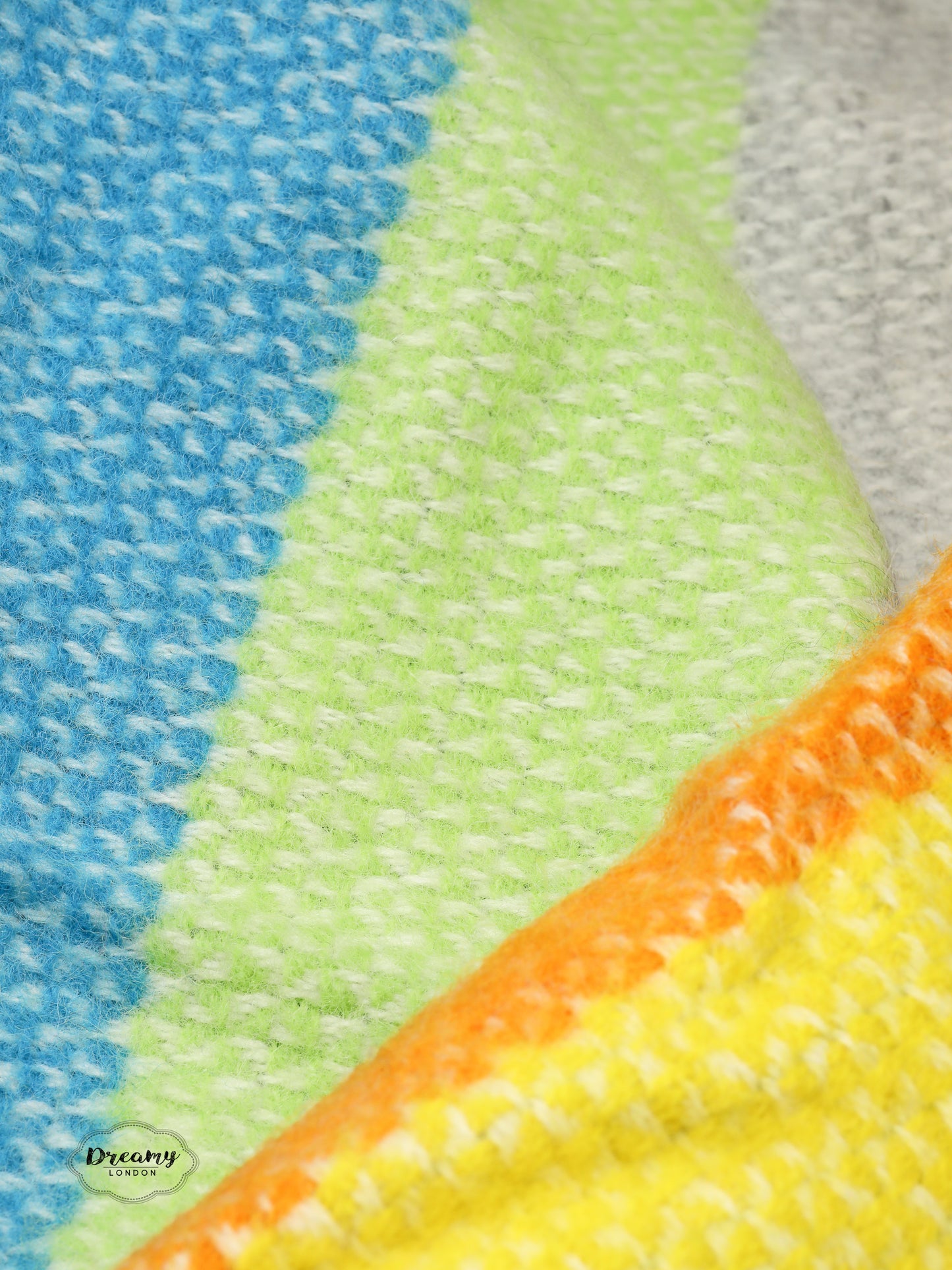 Harley Rainbow Herringbone Polo Picnic Blanket