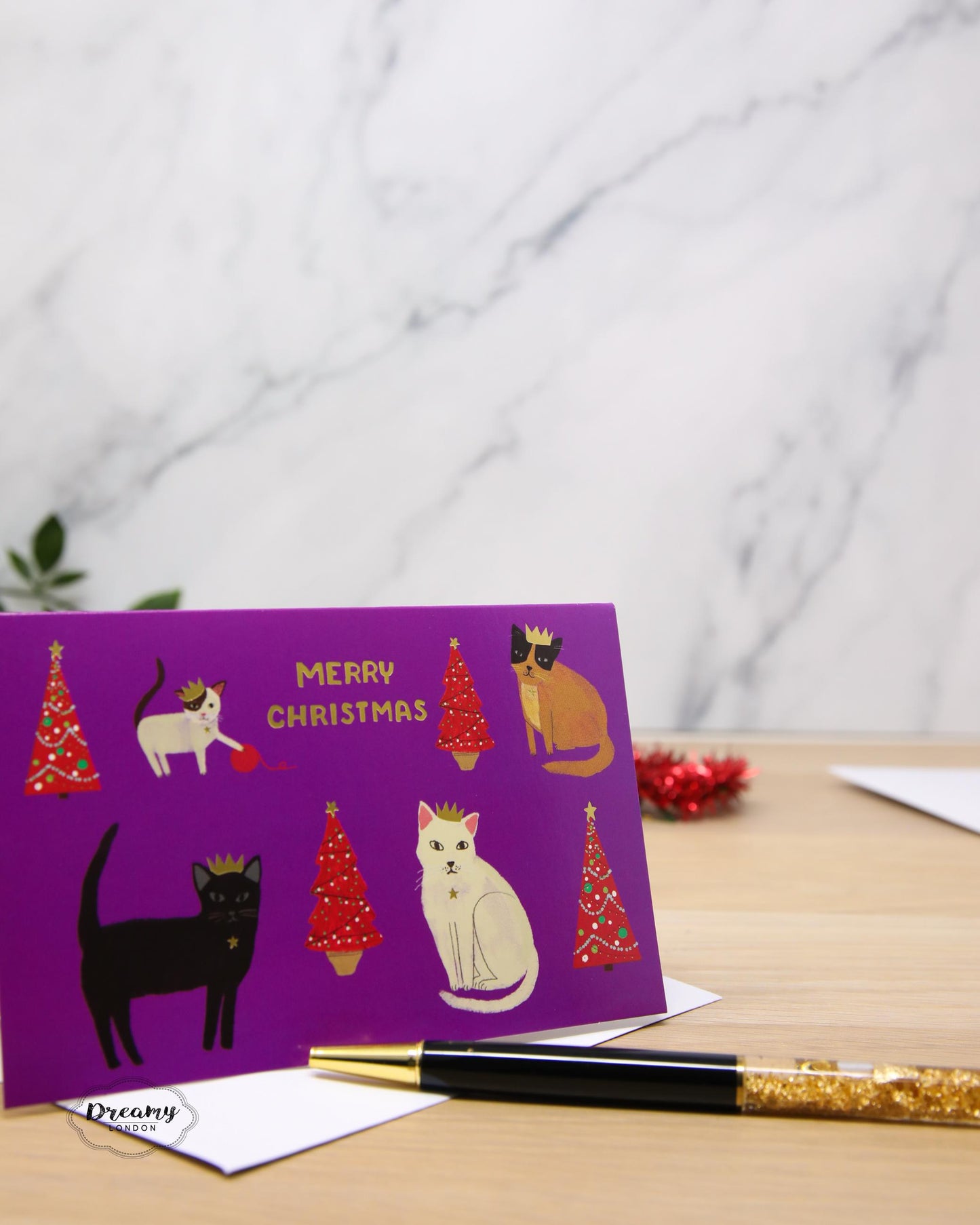 Cat Lovers and Dog Lovers Boxed Petite Christmas Cards