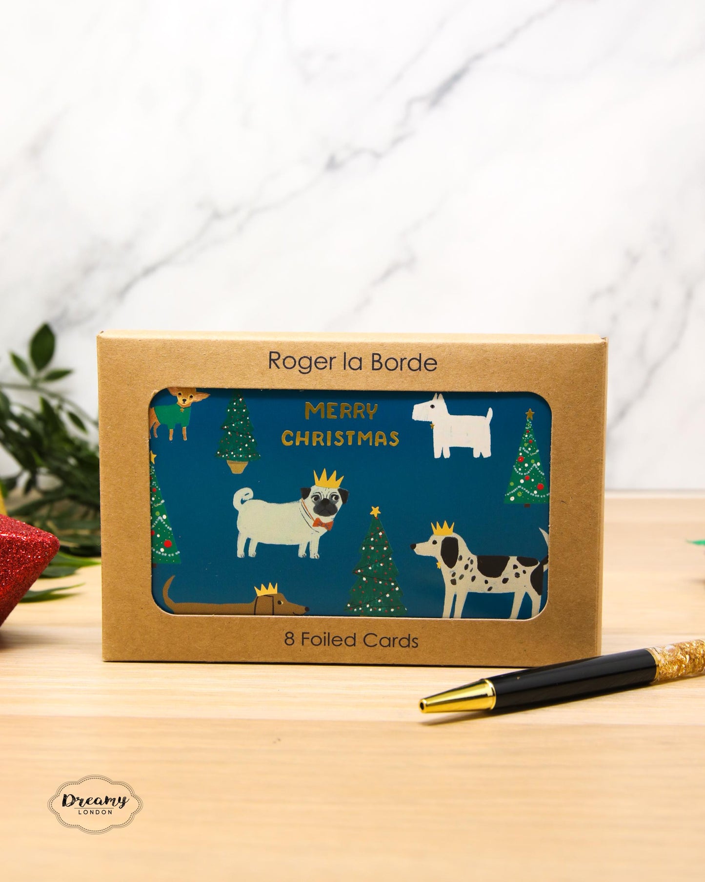 Cat Lovers and Dog Lovers Boxed Petite Christmas Cards