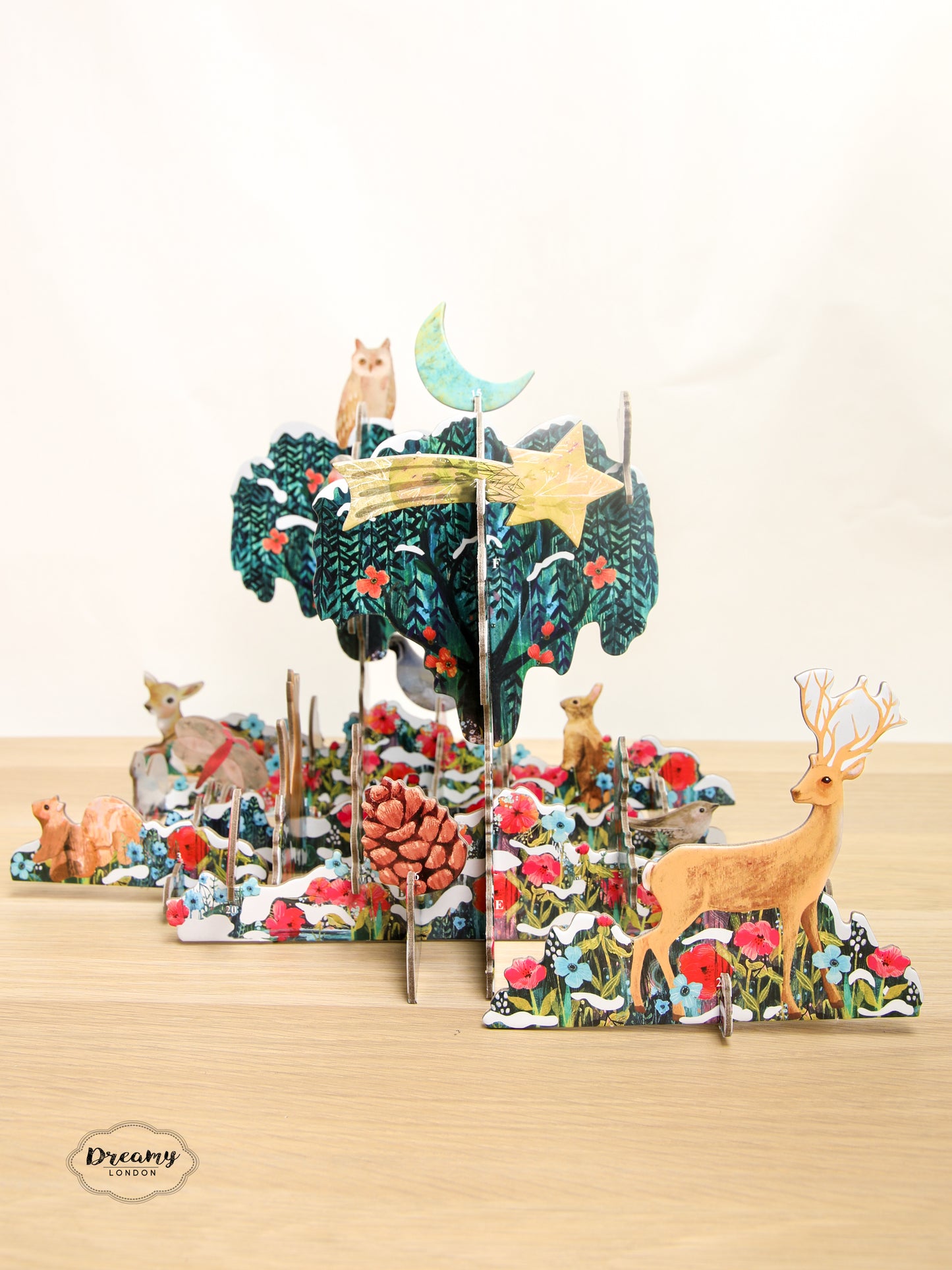 Meadow and Wild Animals Pop & Slot 3D Advent Calendar