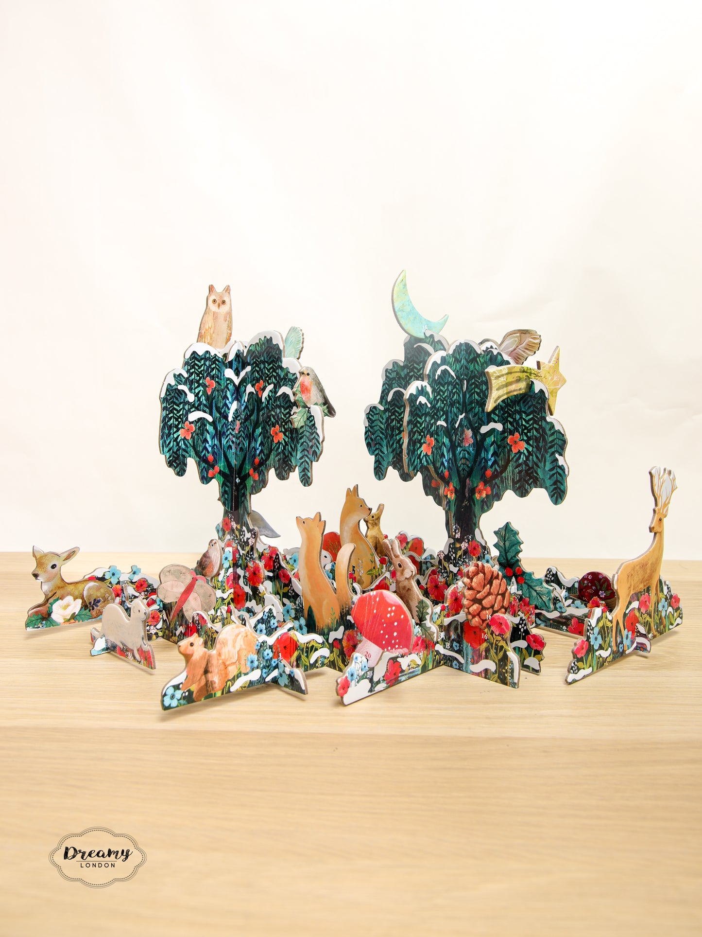 Meadow and Wild Animals Pop & Slot 3D Advent Calendar