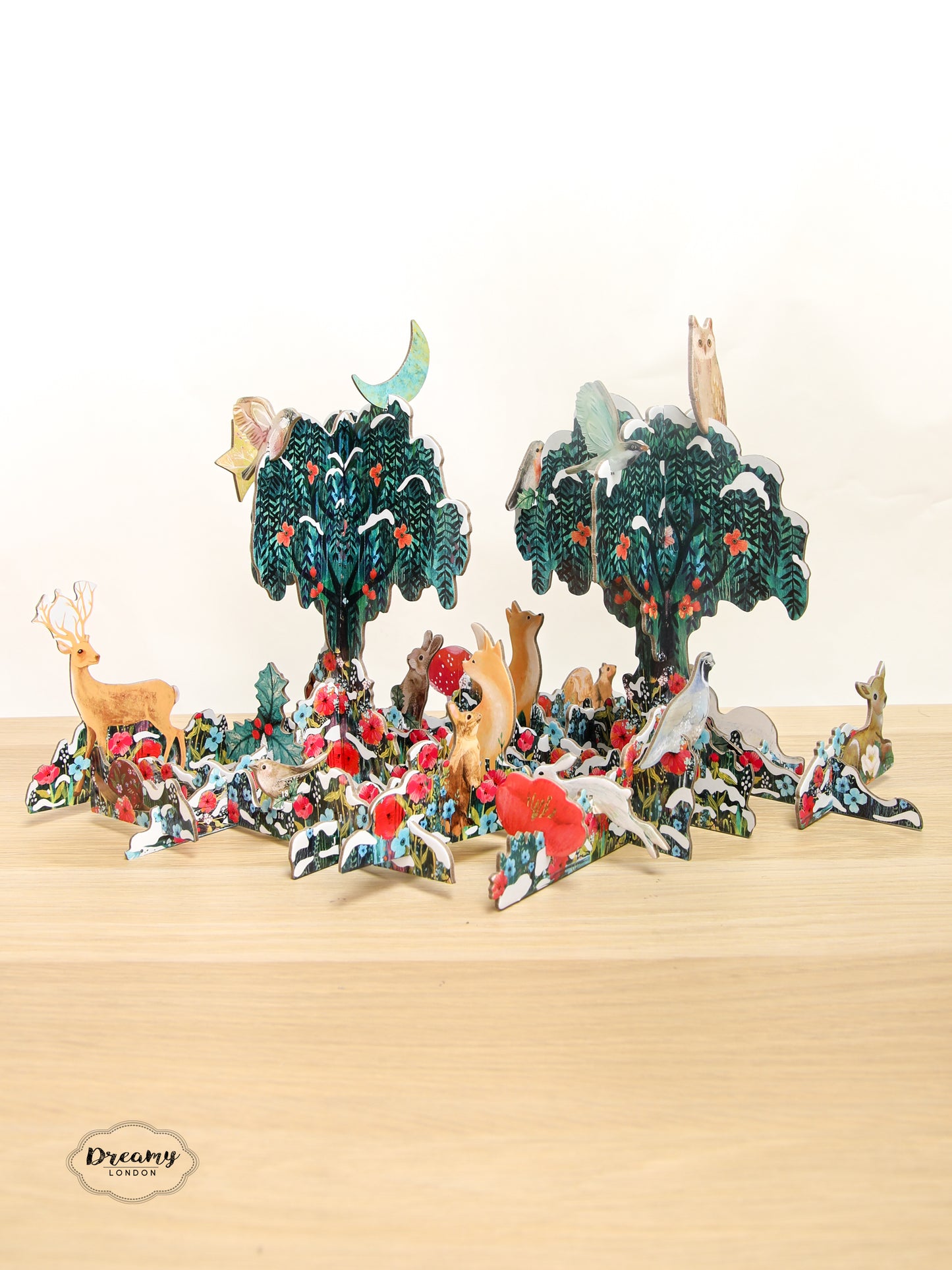 Meadow and Wild Animals Pop & Slot 3D Advent Calendar