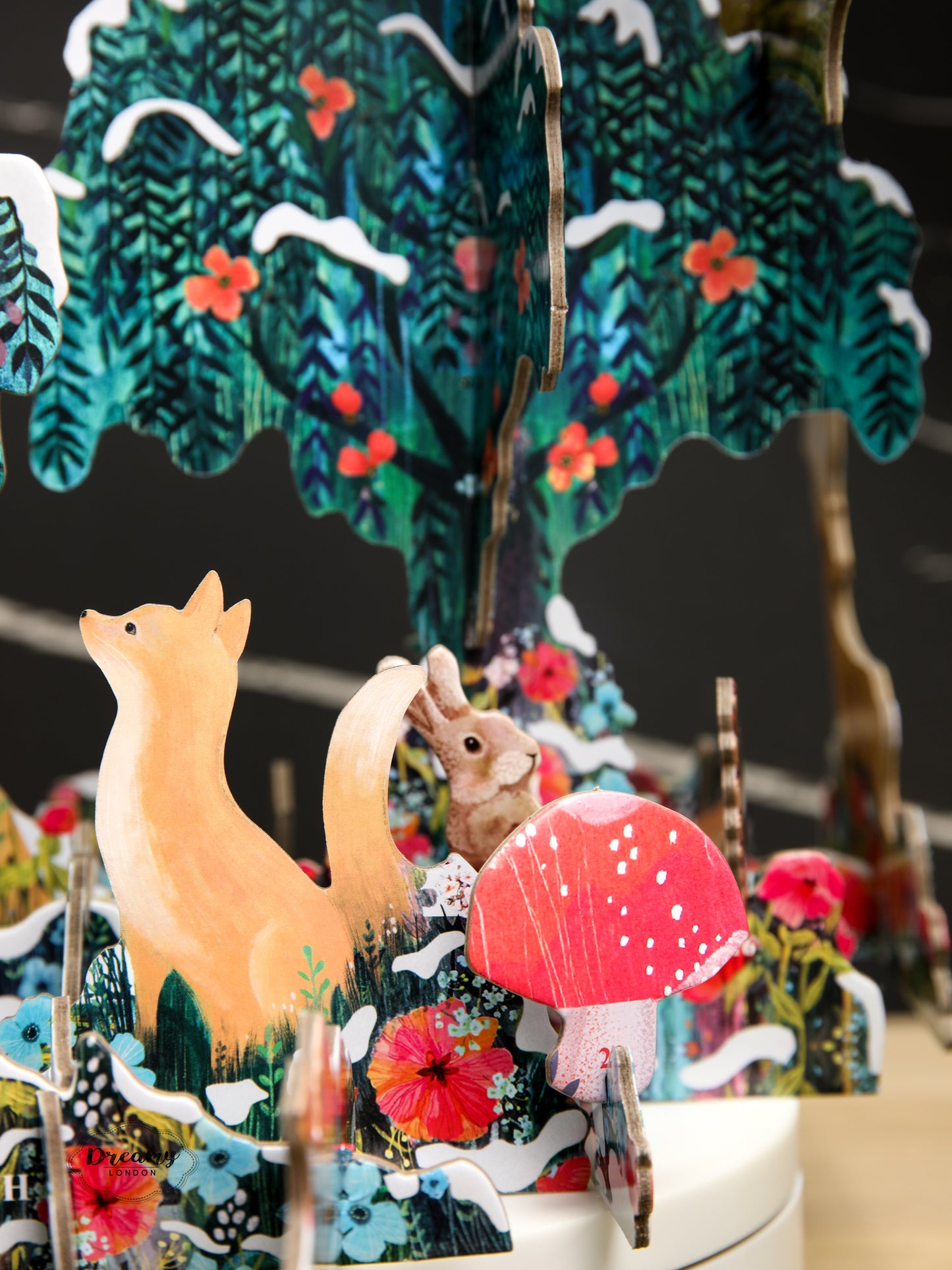 Meadow and Wild Animals Pop & Slot 3D Advent Calendar