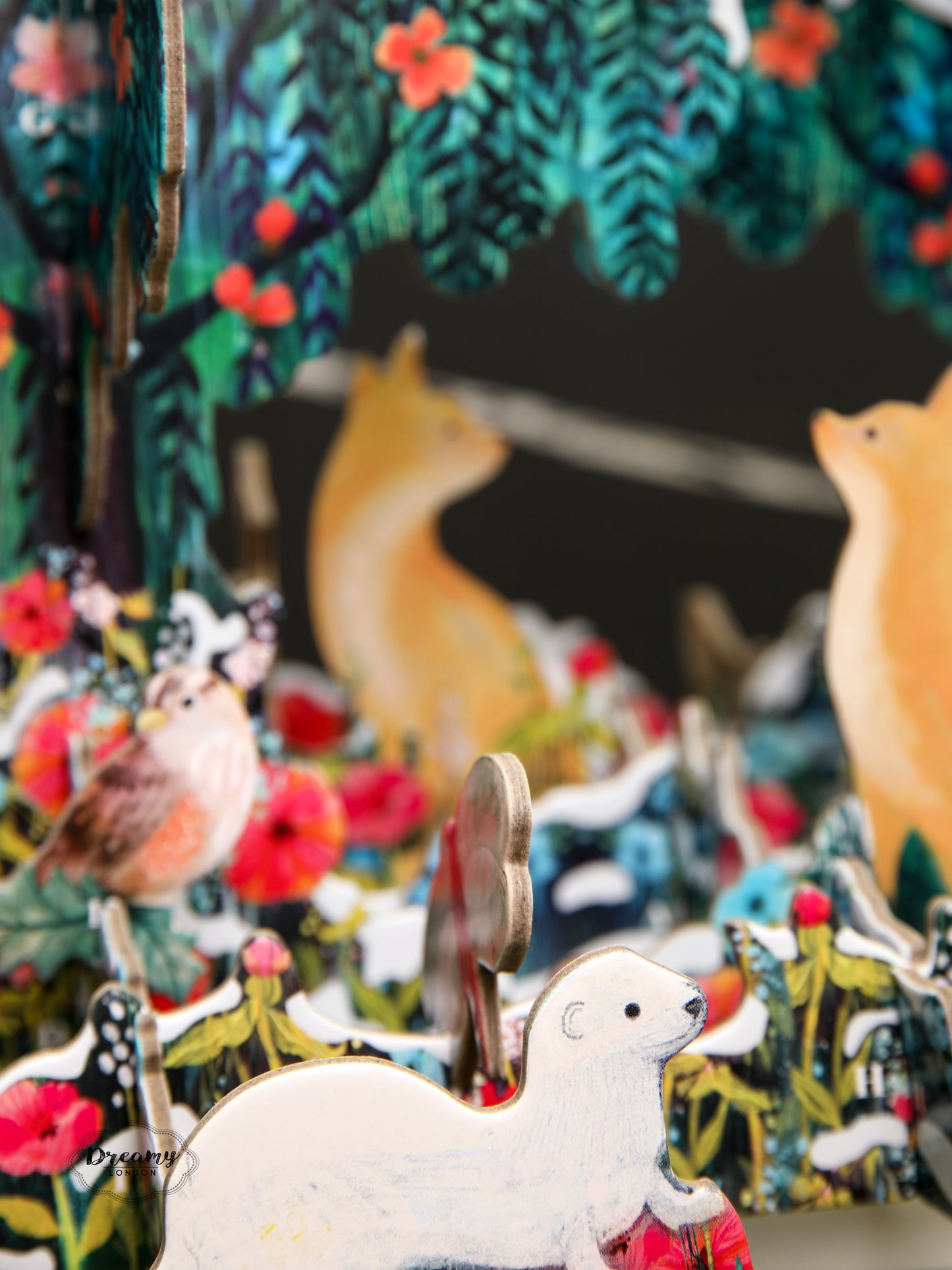 Meadow and Wild Animals Pop & Slot 3D Advent Calendar