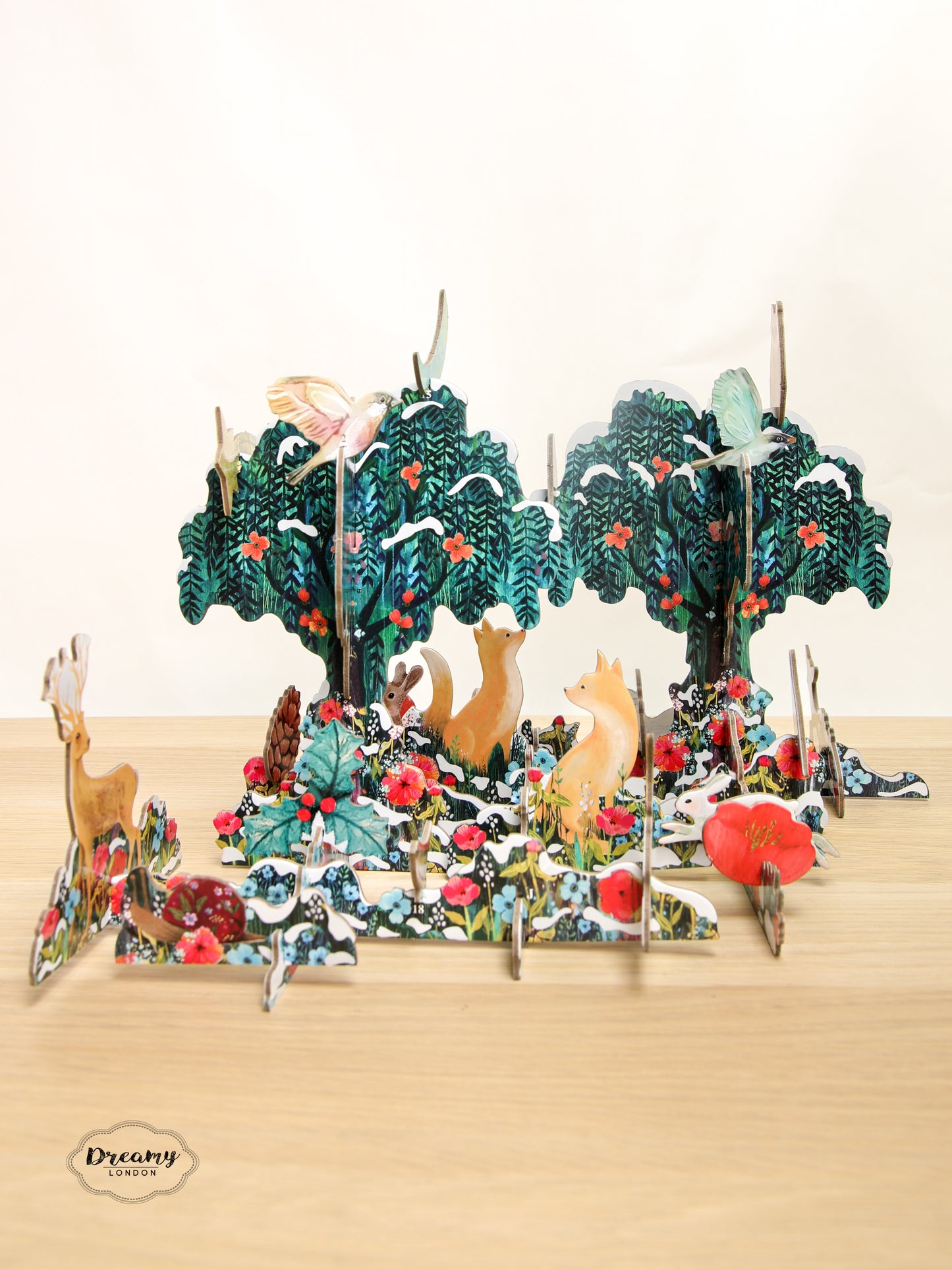 Meadow and Wild Animals Pop & Slot 3D Advent Calendar