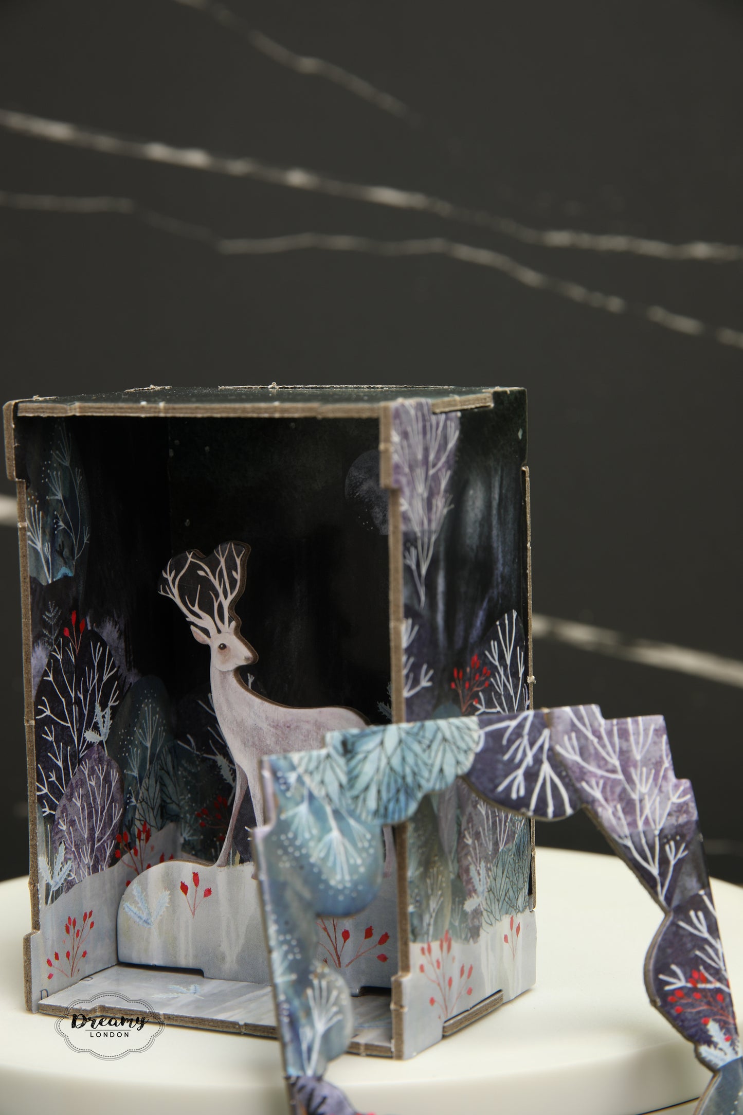 Silver Stag Pop & Slot 3D Diorama