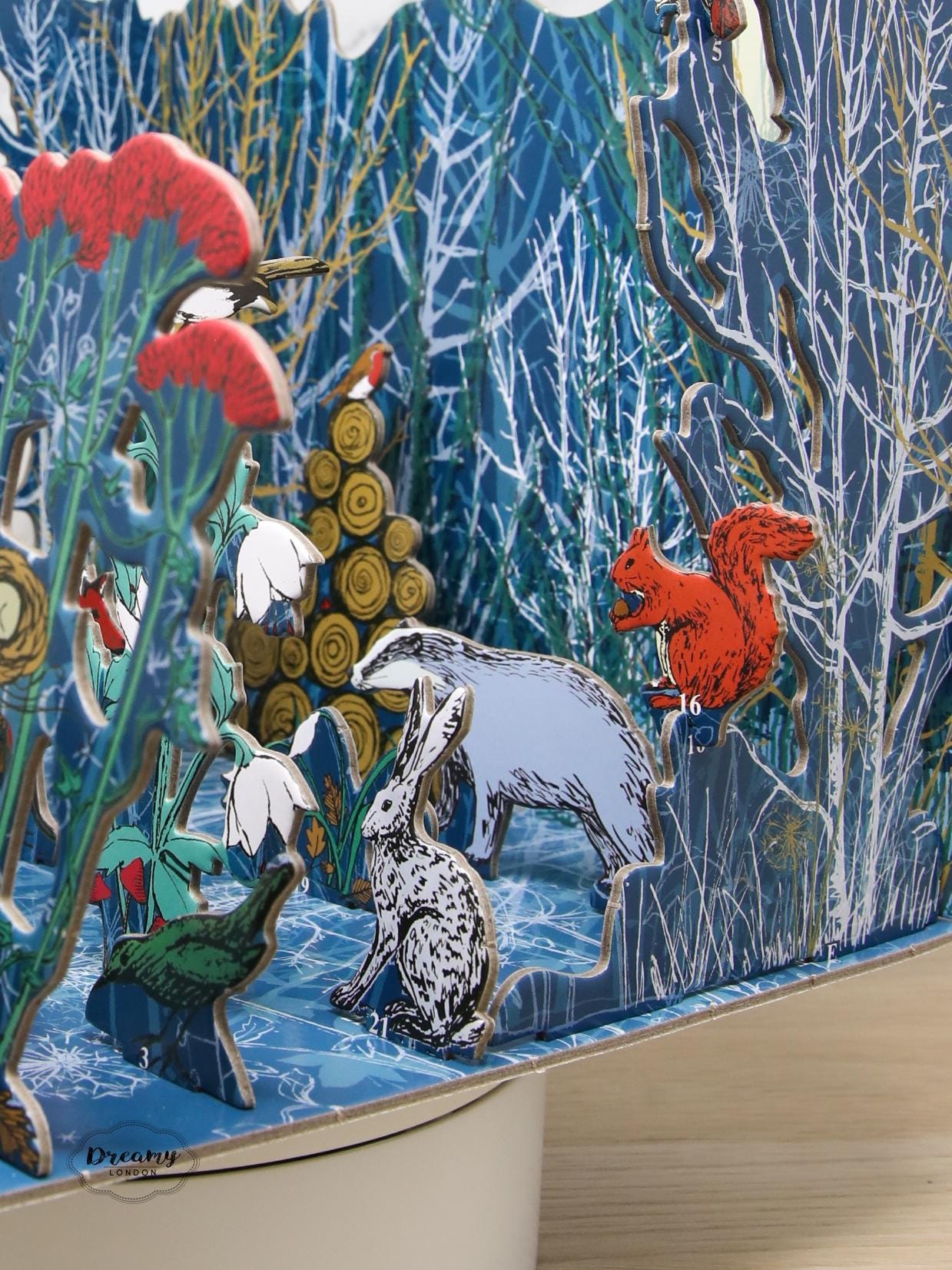 Winter Forest Pop & Slot Advent Calendar
