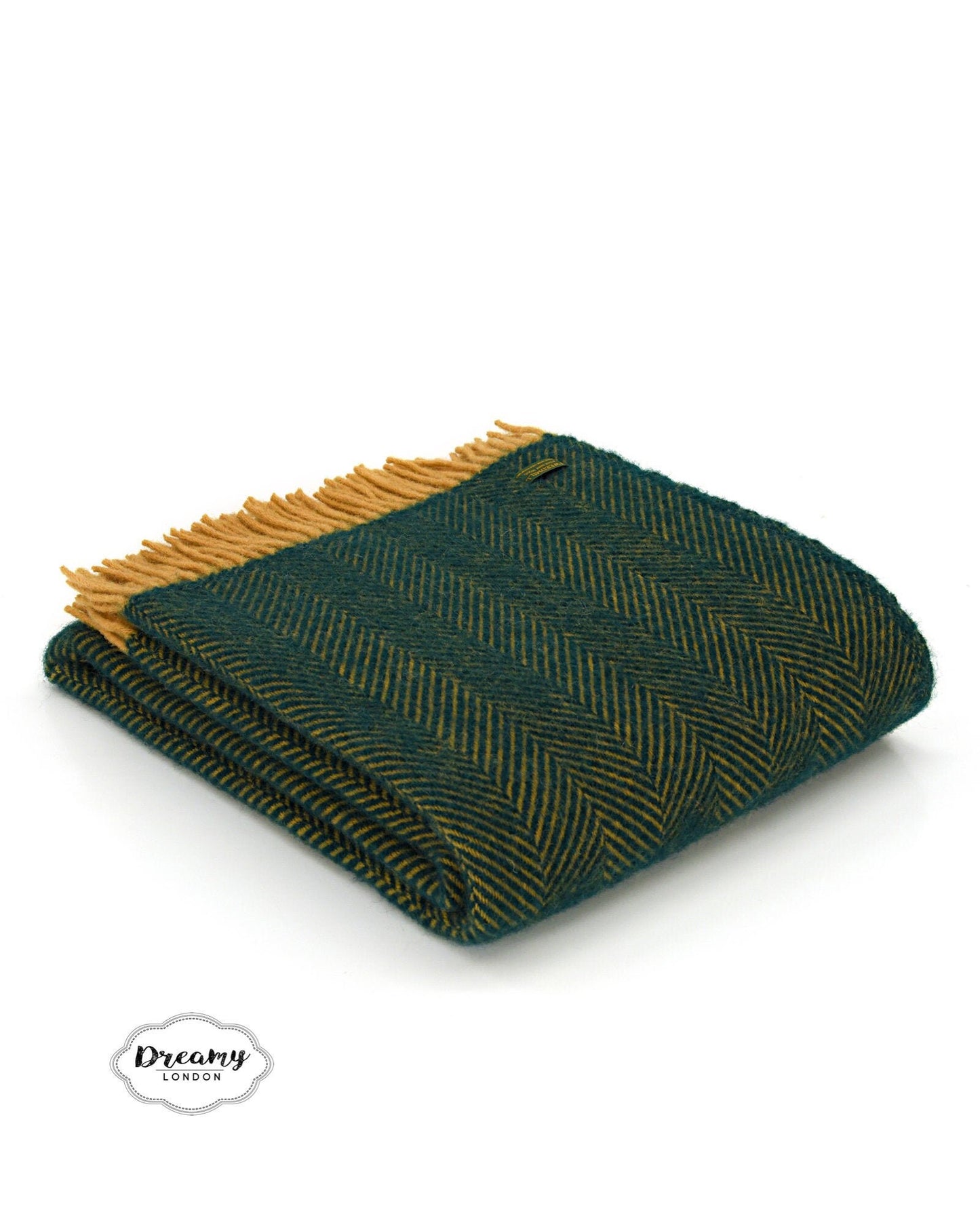 Emerald Green Wool Blanket