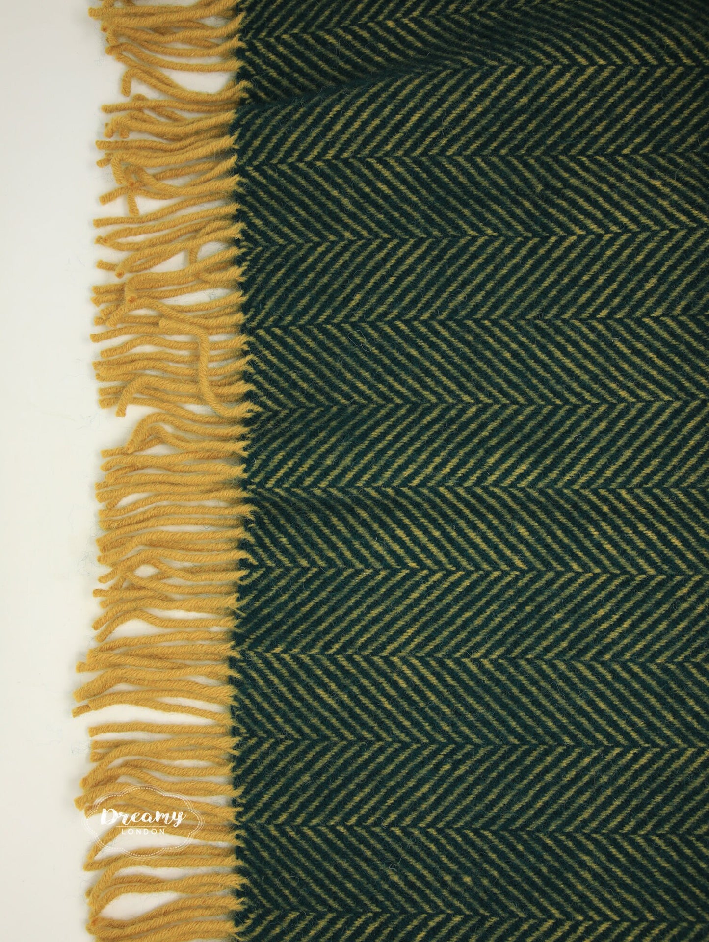 Emerald Green Wool Blanket