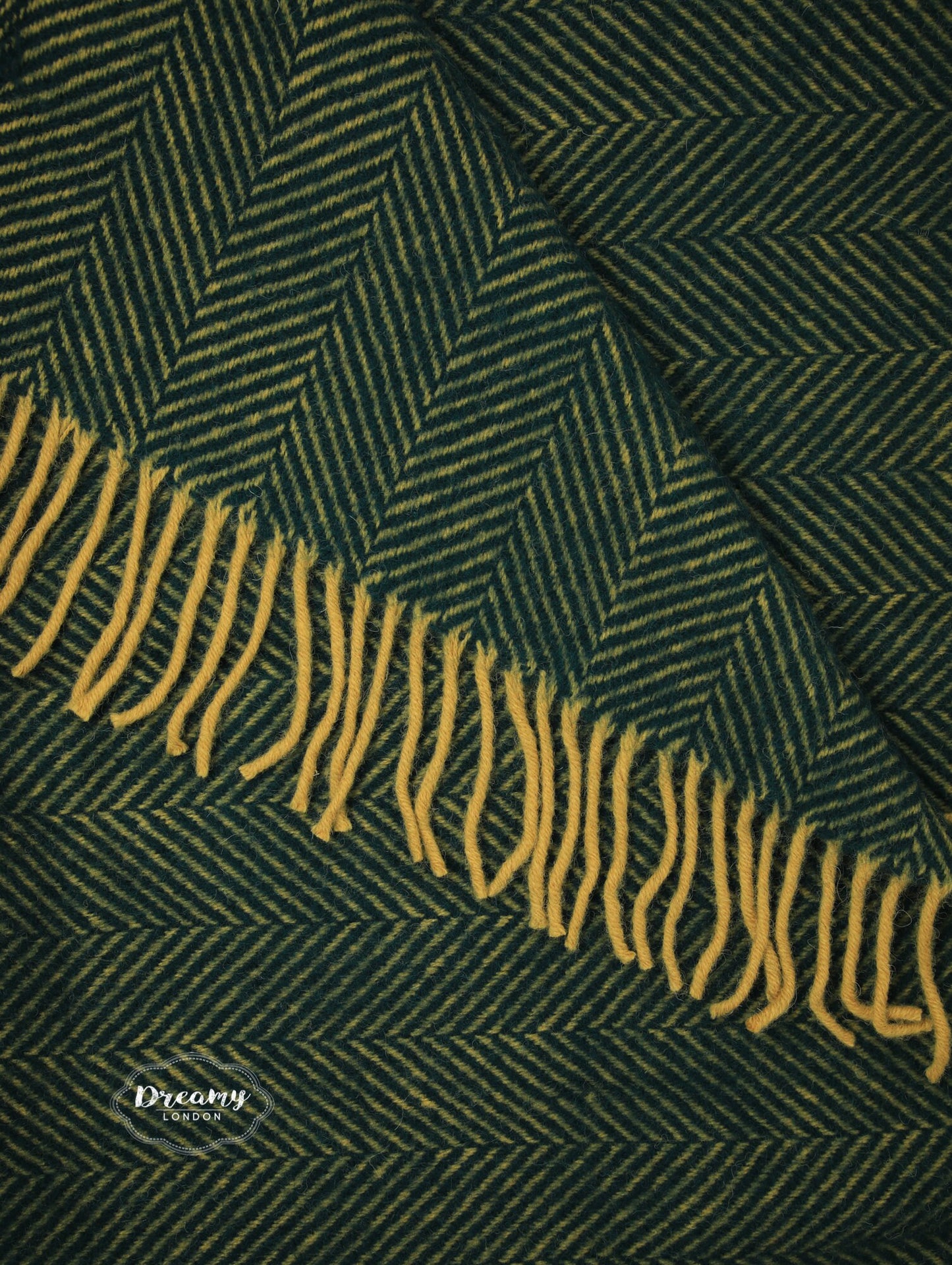 Emerald Green Wool Blanket