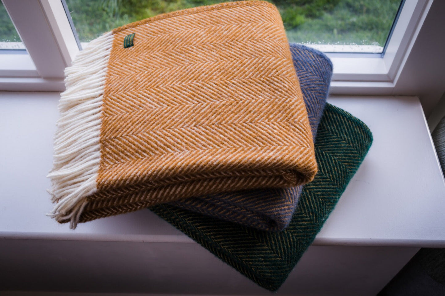 Emerald Green Wool Blanket