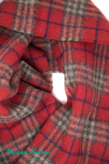 Avery Tartan Pure Wool Plaid Scarf