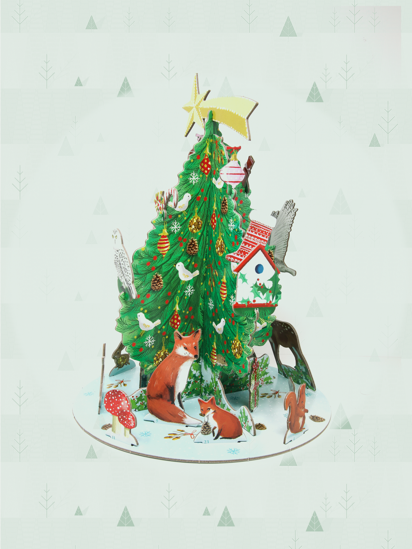 3D Deep into the Woods Pop & Slot Advent Calendar 2023