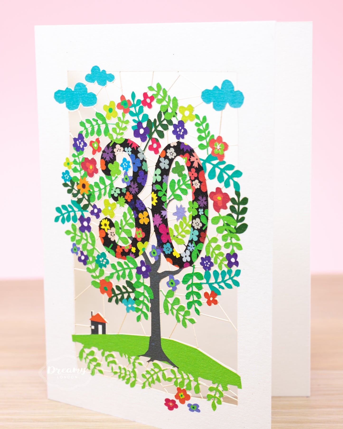 30th Tree of Life Birthday Card - dreamylondon