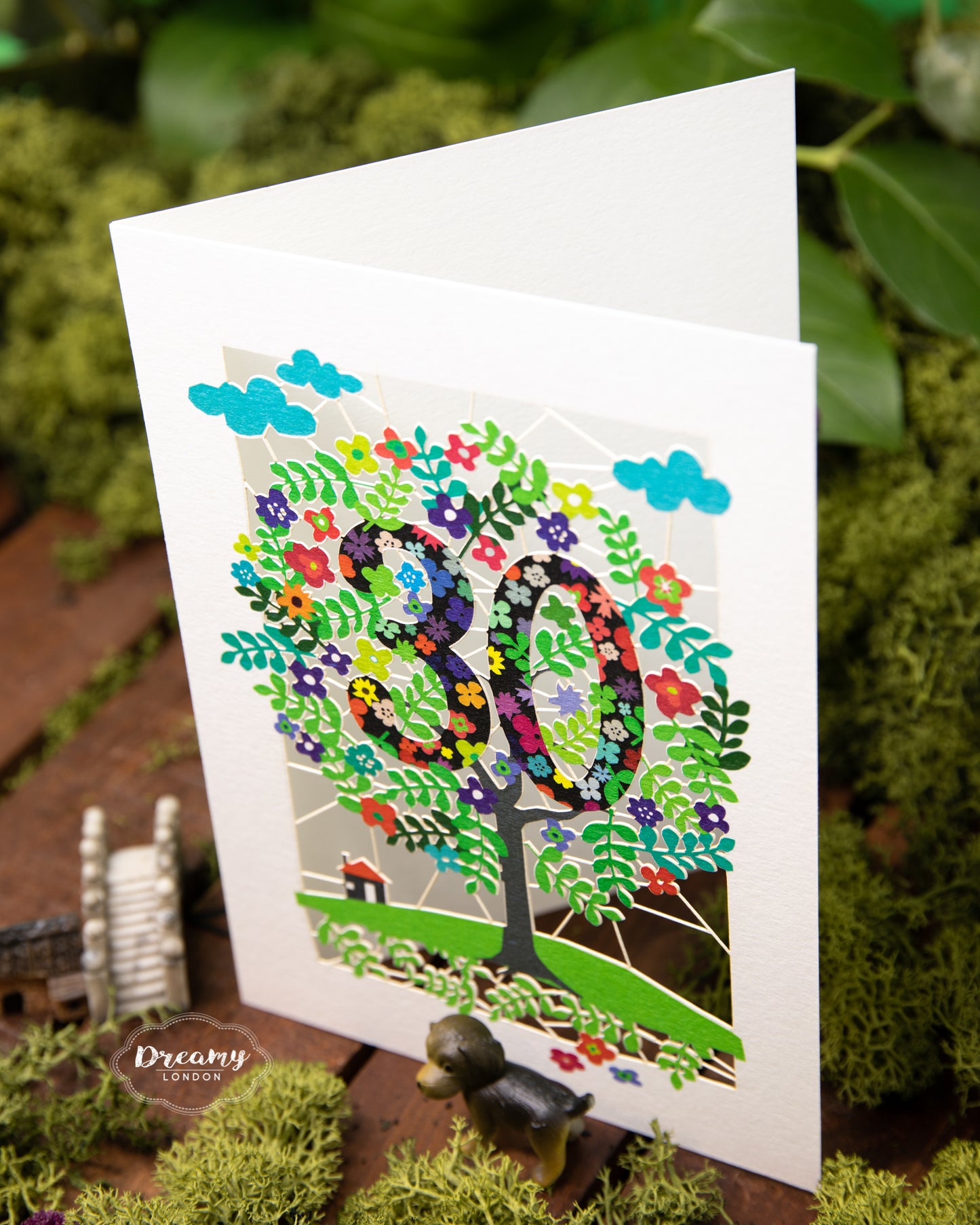 30th Tree of Life Birthday Card - dreamylondon
