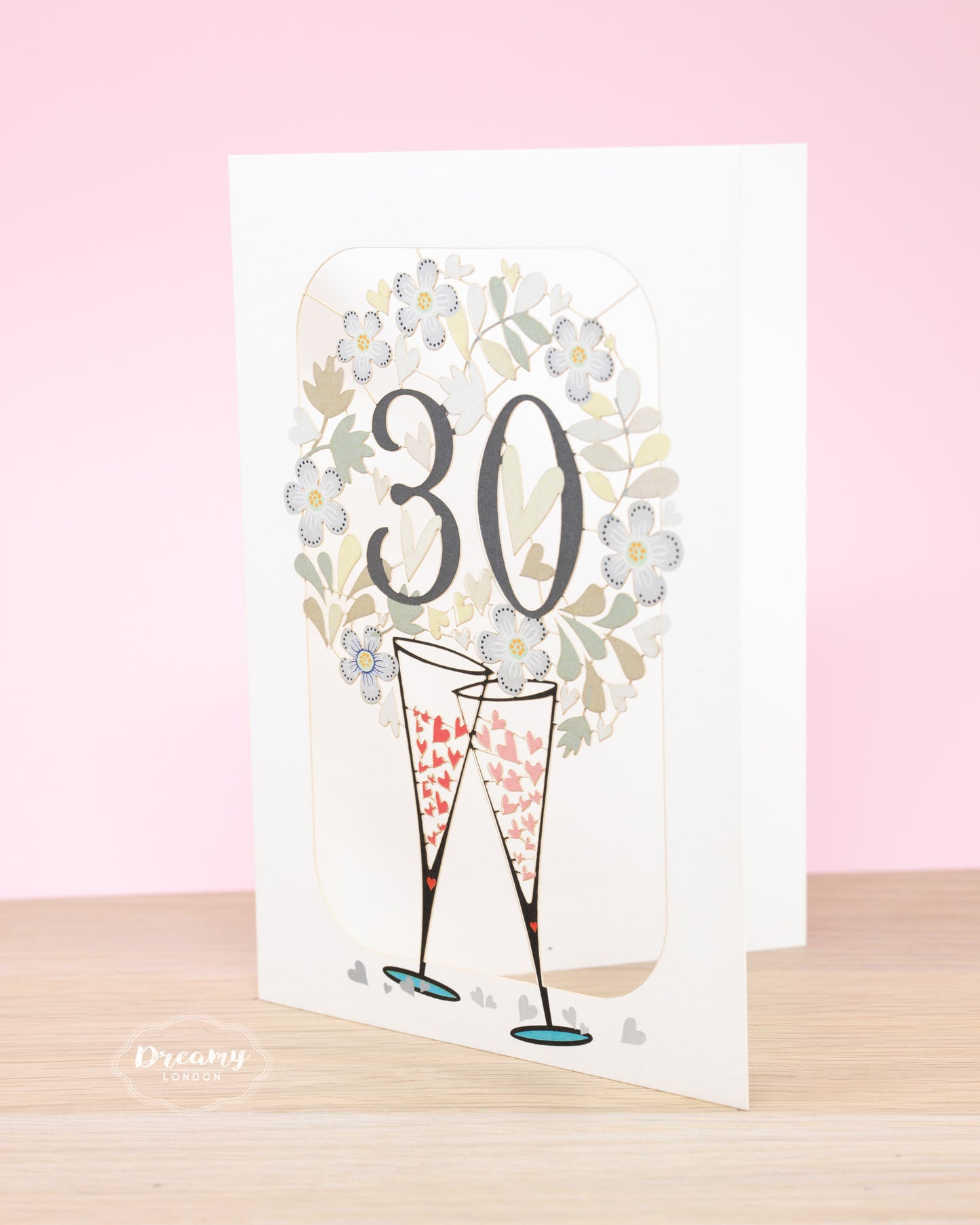 Pearl Anniversary 30th Wedding Anniversary Card - dreamylondon