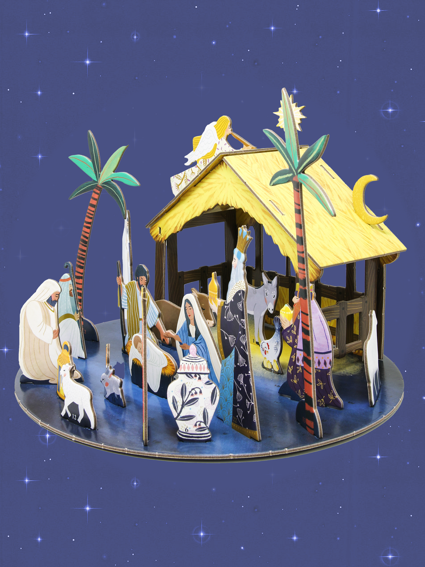 Away In A Manger Pop And Slot Advent Calendar 2023