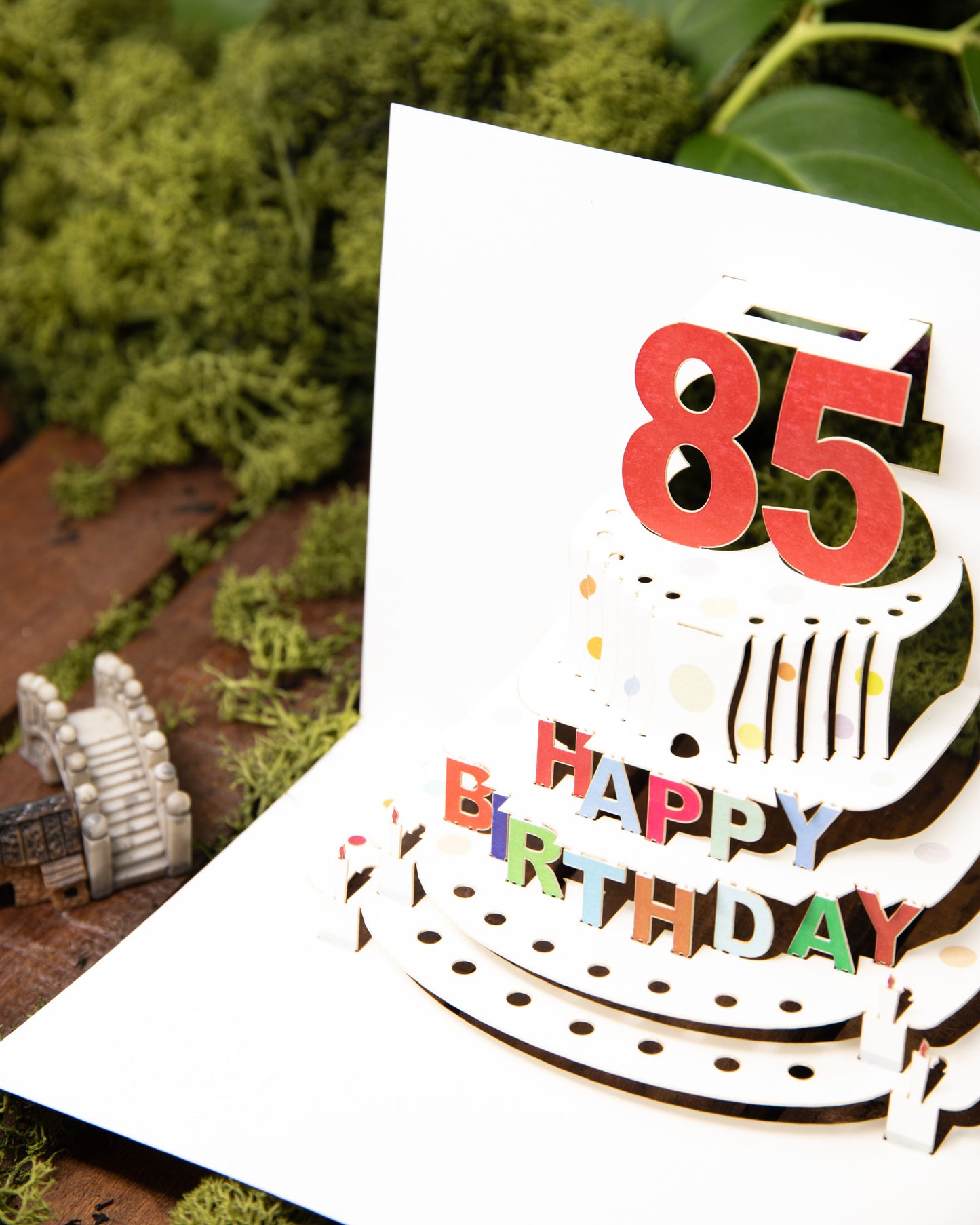 Pop-up 85th Birthday Card - dreamylondon