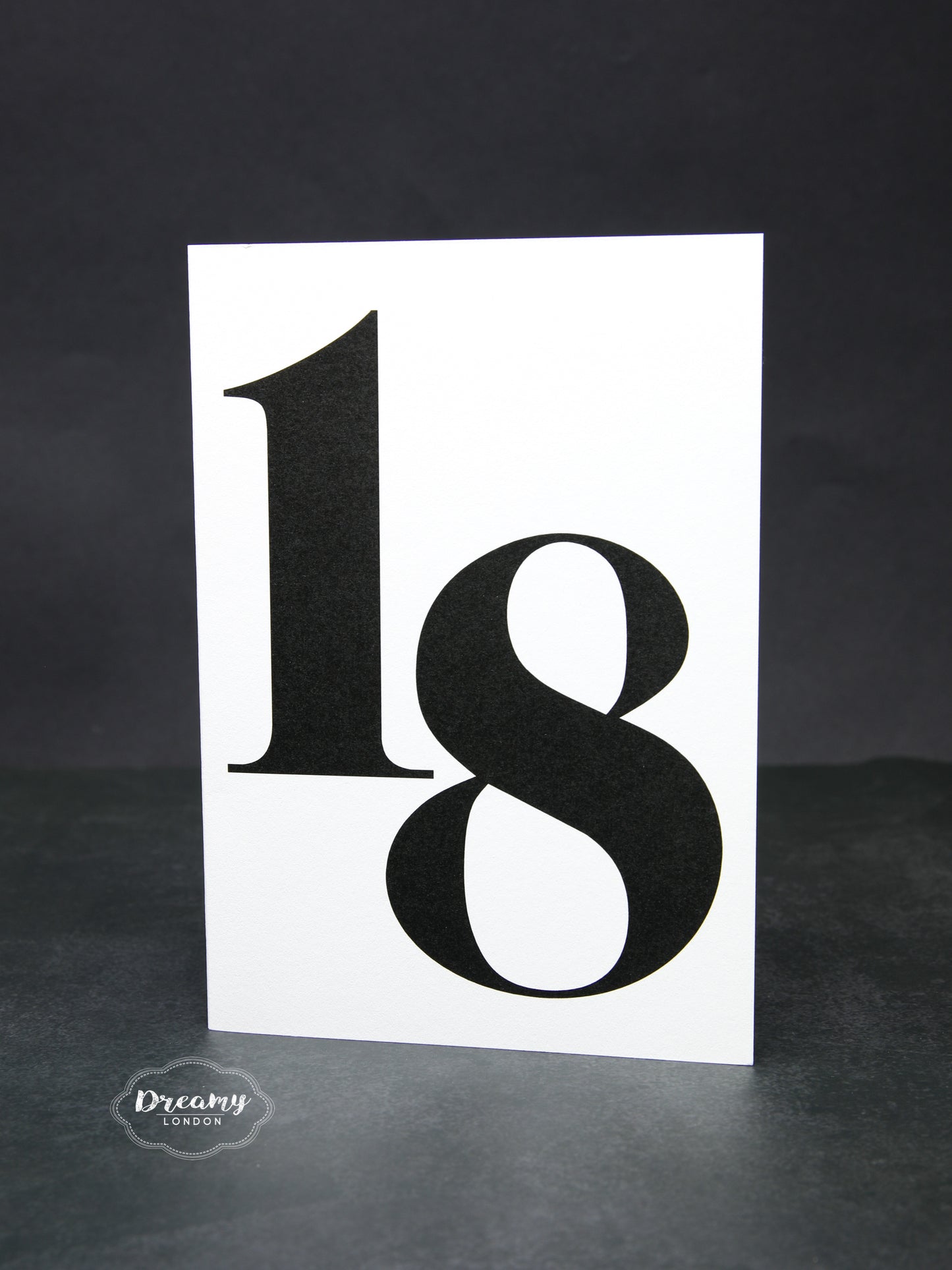 Bold 18th Birthday Card