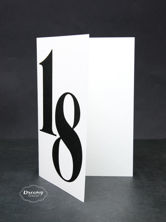 Bold 18th Birthday Card