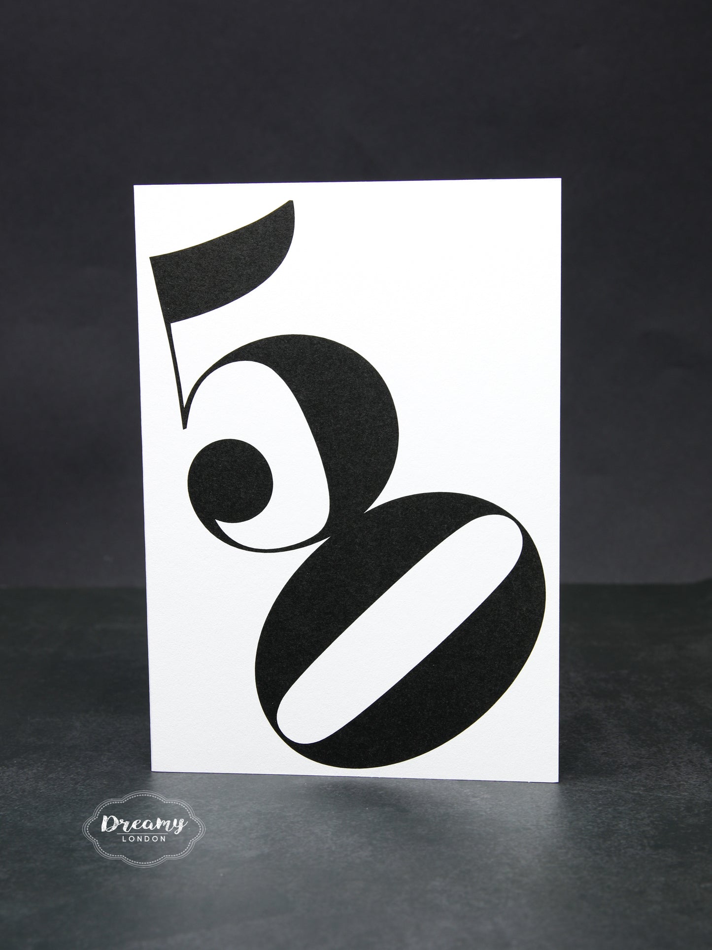 Bold 50th Birthday Card