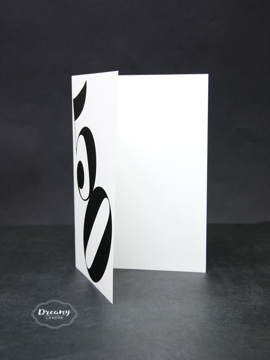 Bold 50th Birthday Card