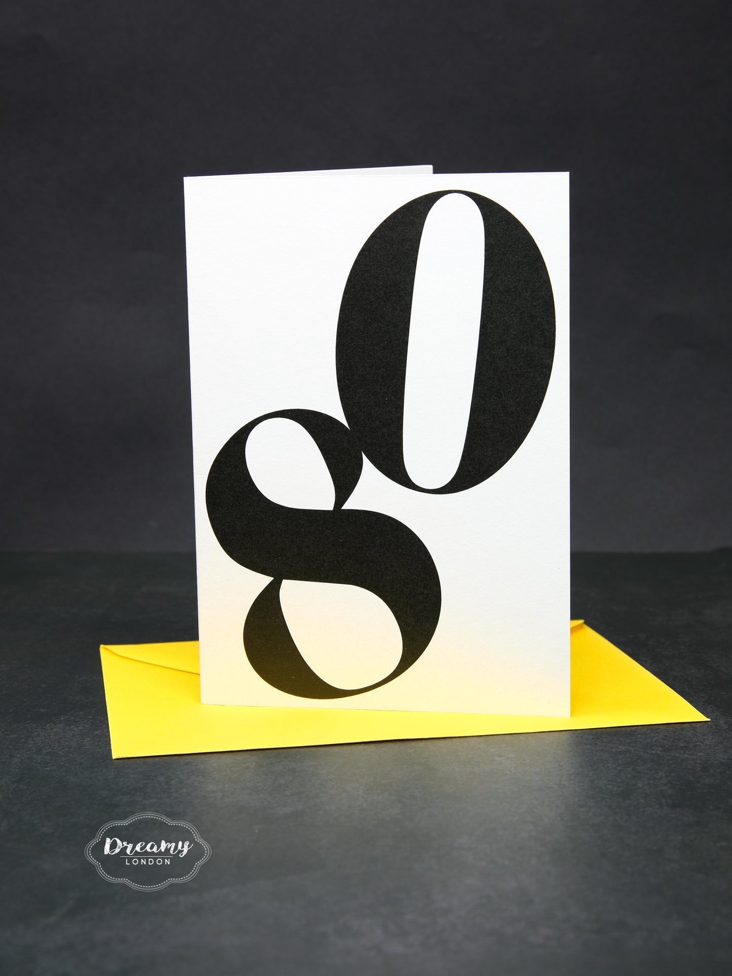 Bold 80th Birthday Card