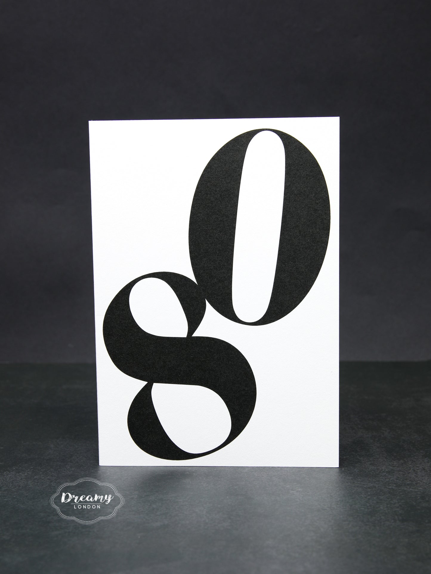 Bold 80th Birthday Card