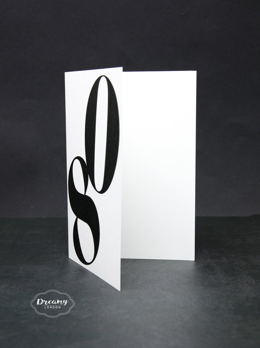 Bold 80th Birthday Card