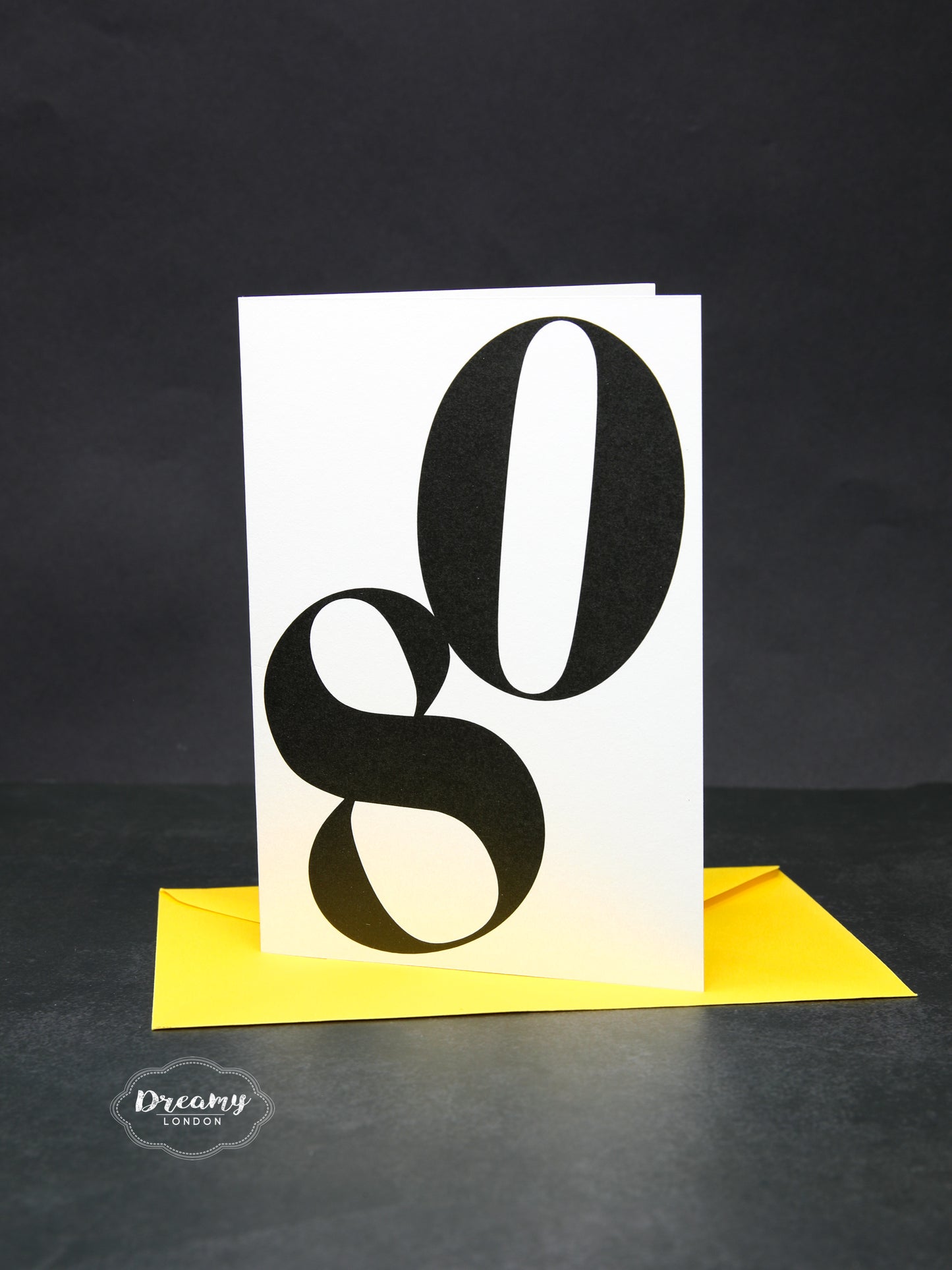 Bold 80th Birthday Card