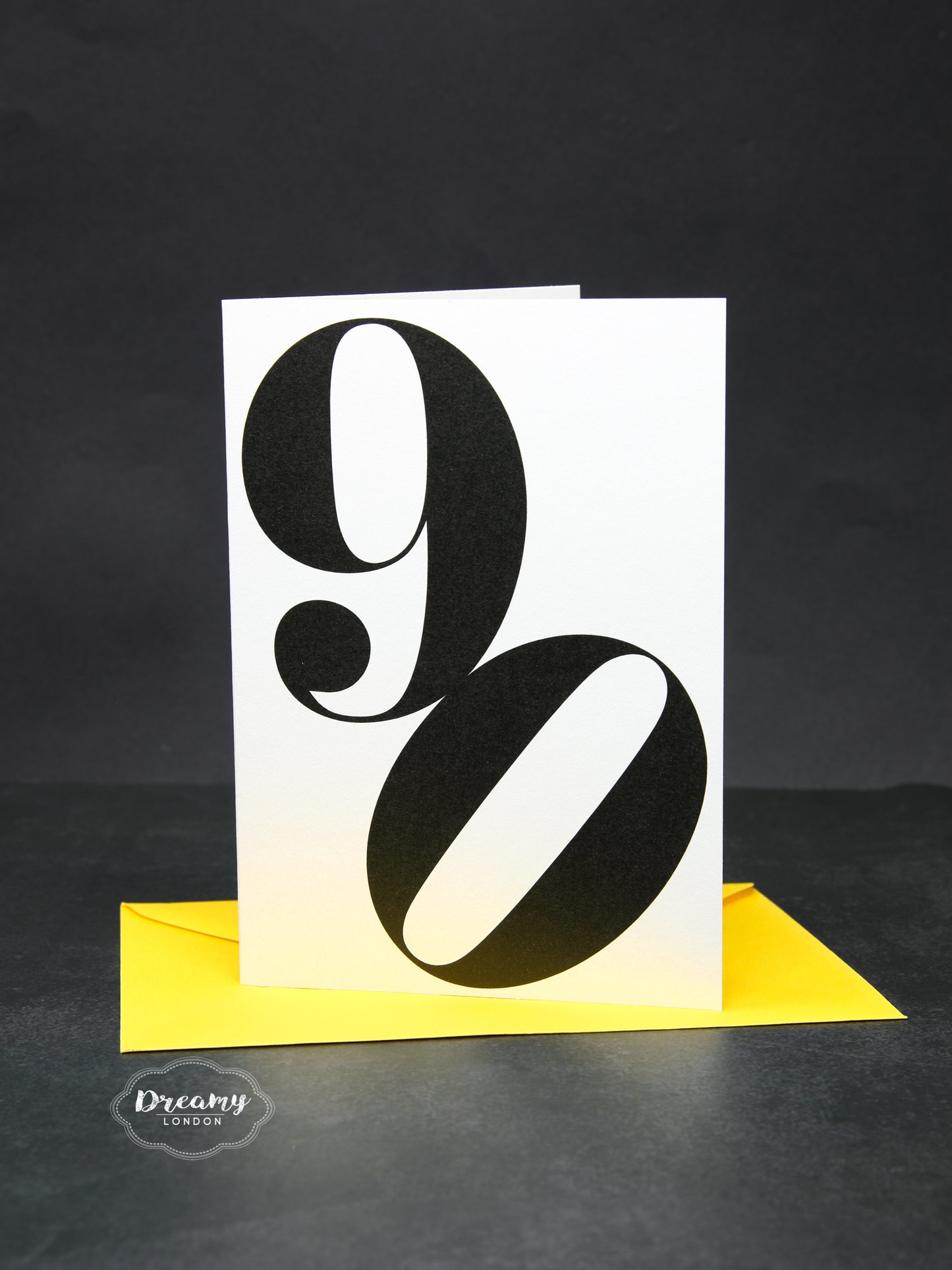 Bold 90th Birthday Card