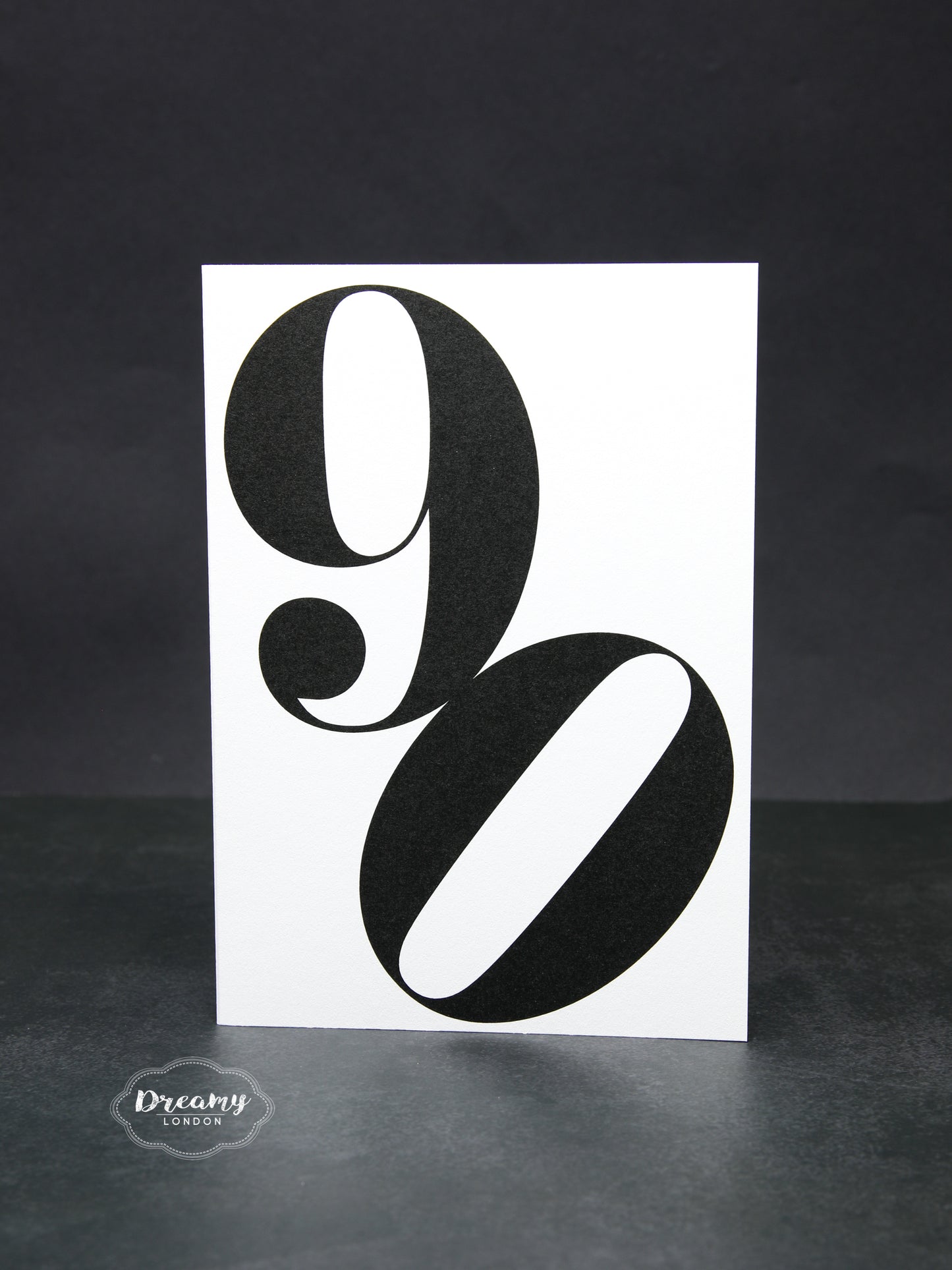Bold 90th Birthday Card
