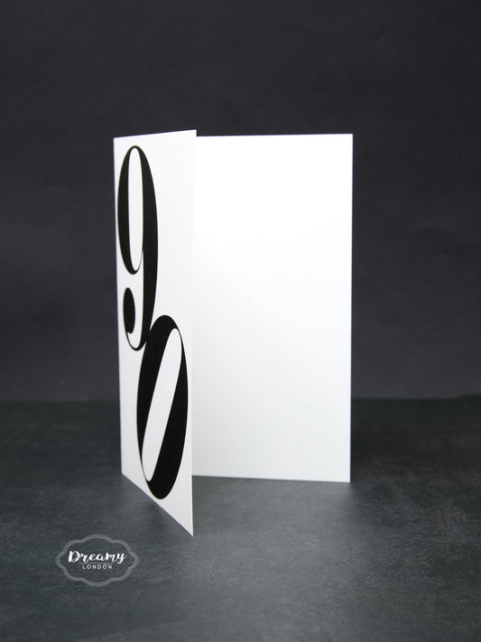 Bold 90th Birthday Card
