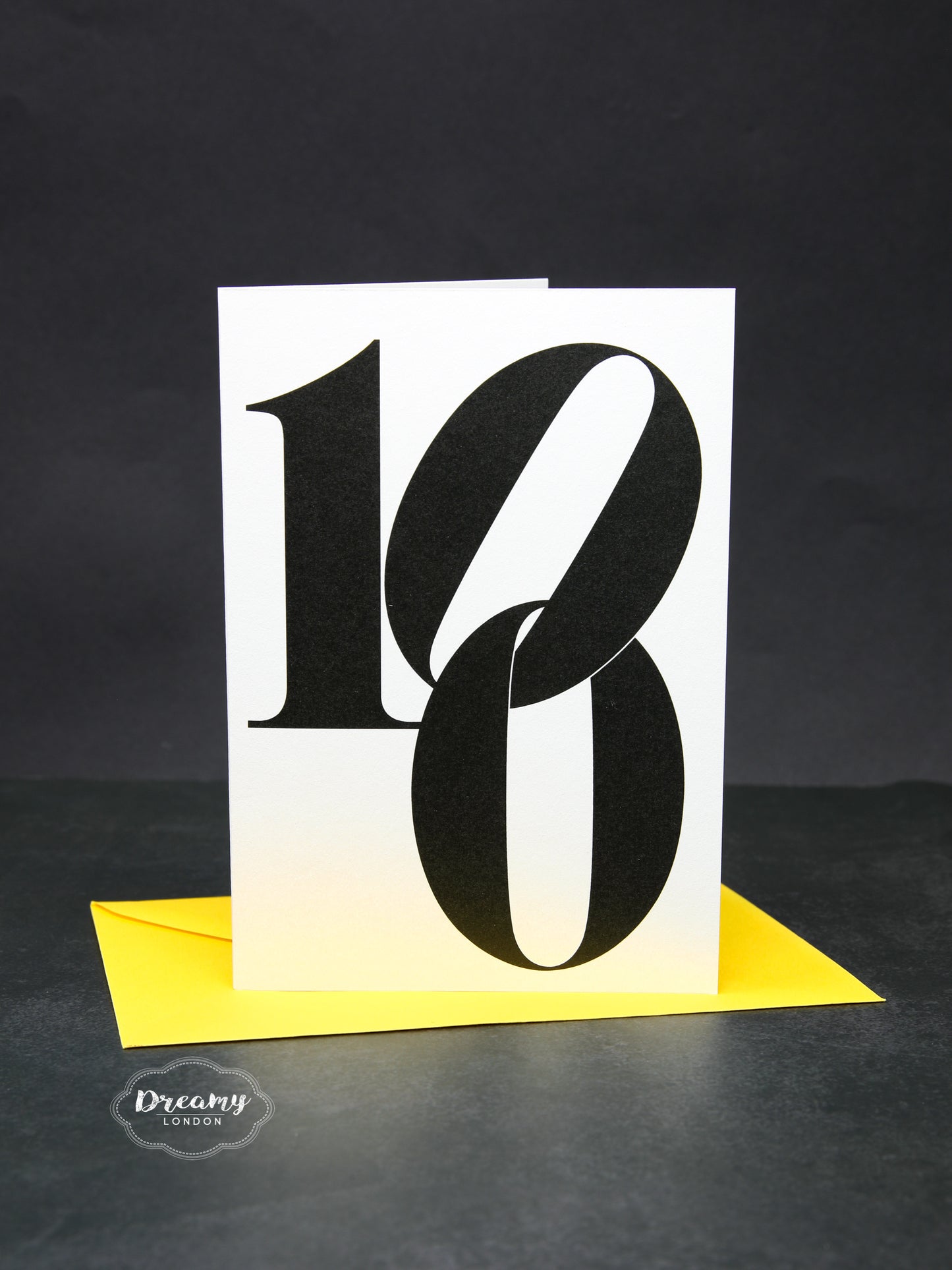 Bold 100th Birthday Card