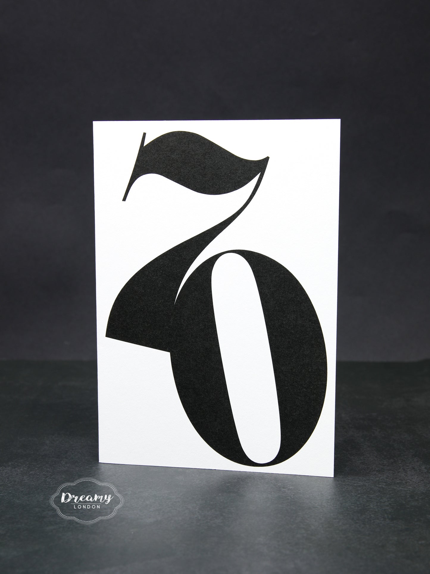 Bold 70th Birthday Card