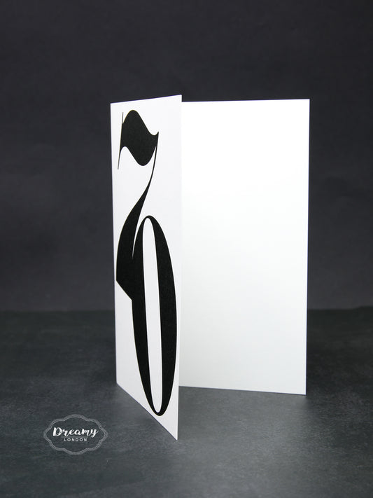 Bold 70th Birthday Card