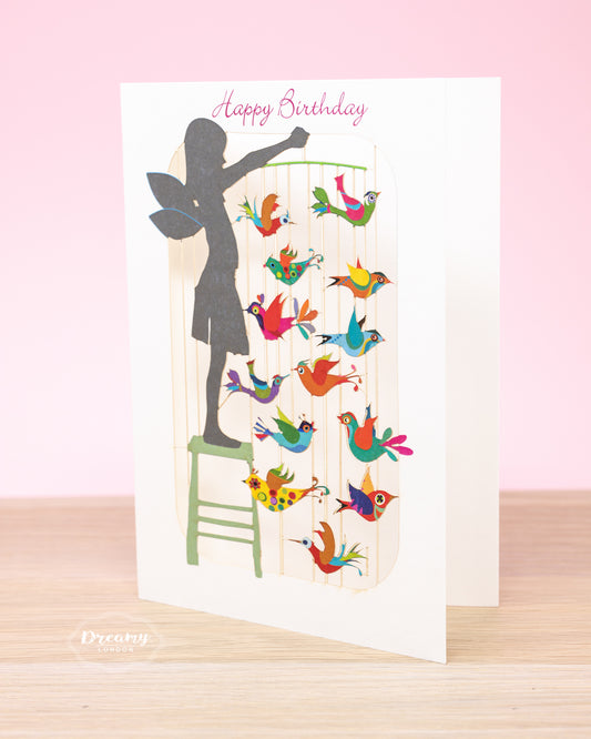 Angel Birthday Card - dreamylondon