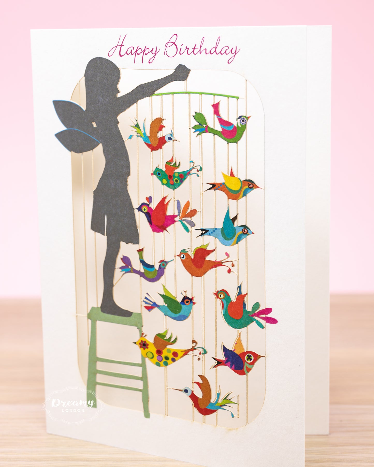 Angel Birthday Card - dreamylondon