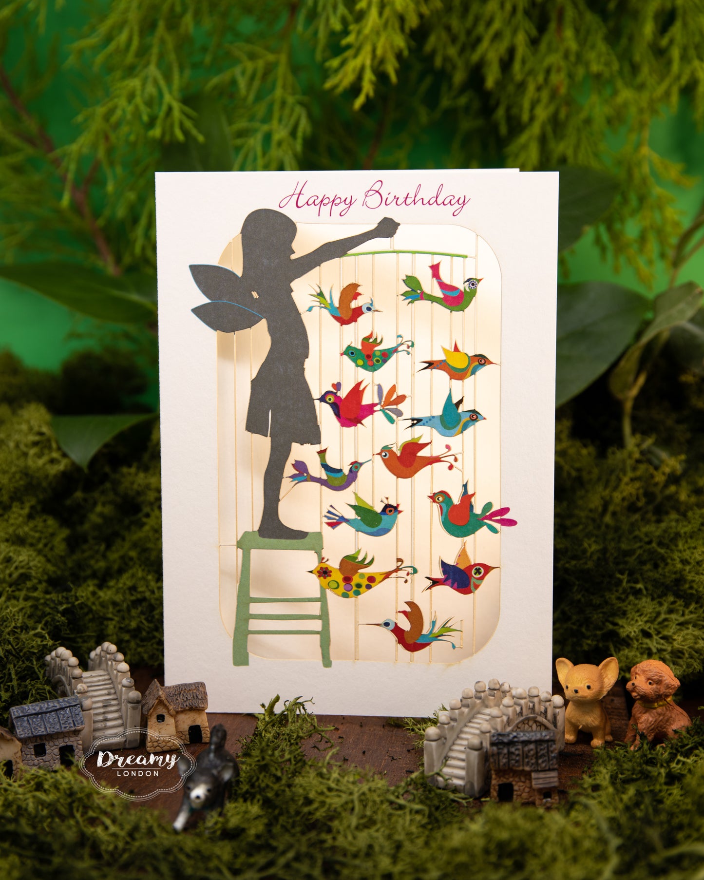 Angel Birthday Card - dreamylondon