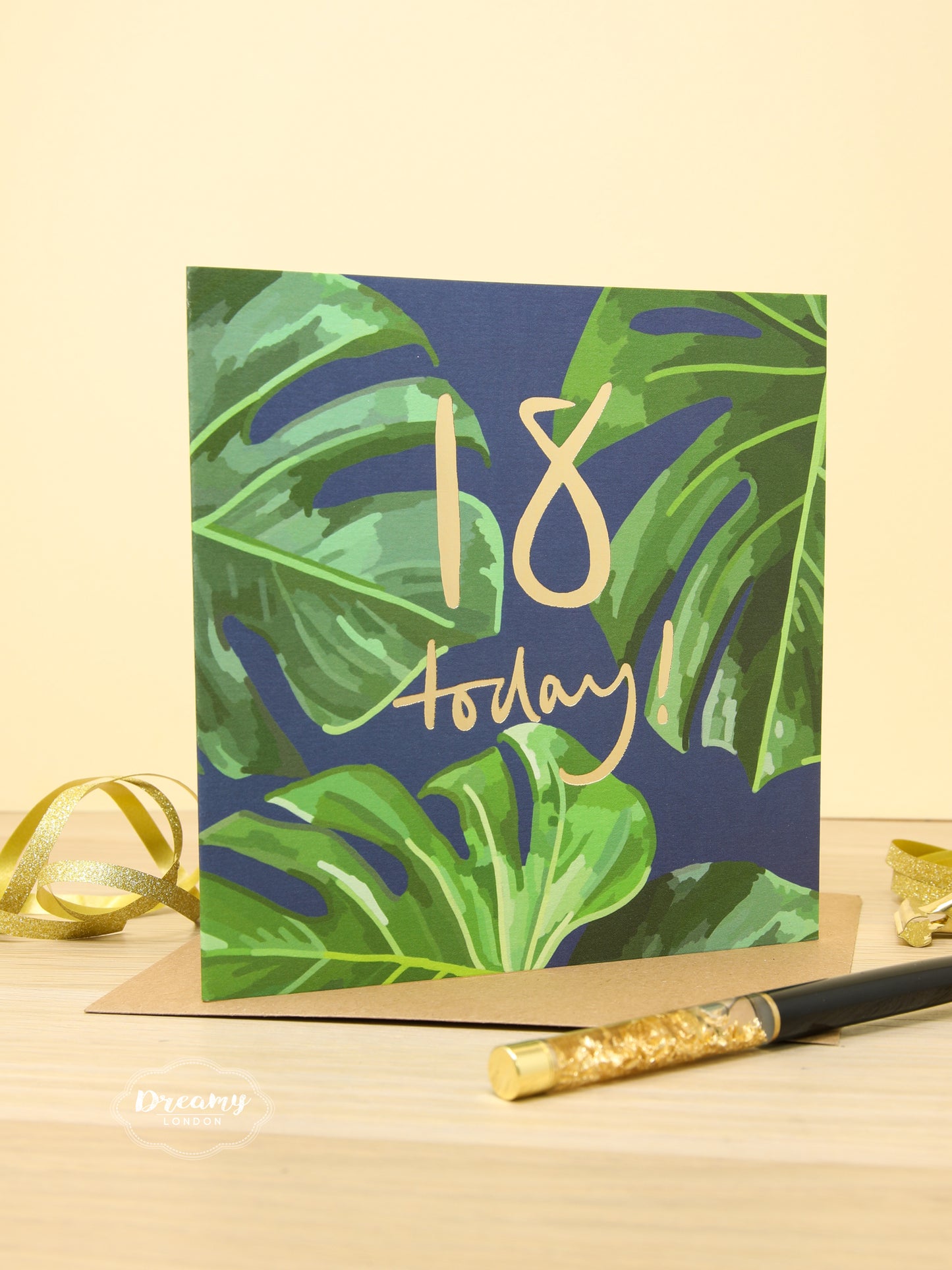18th Tropical Birthday Card