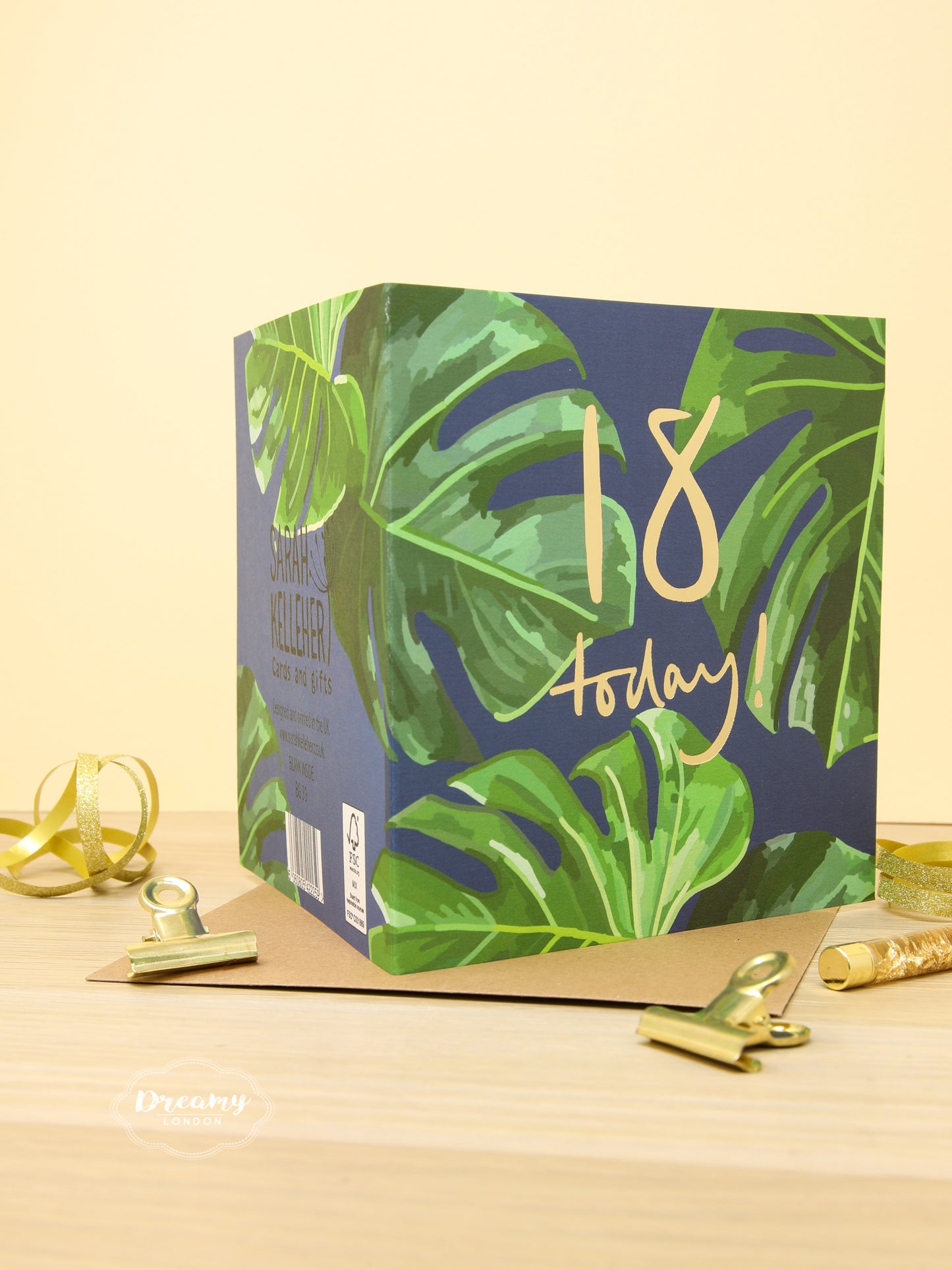 18th Tropical Birthday Card