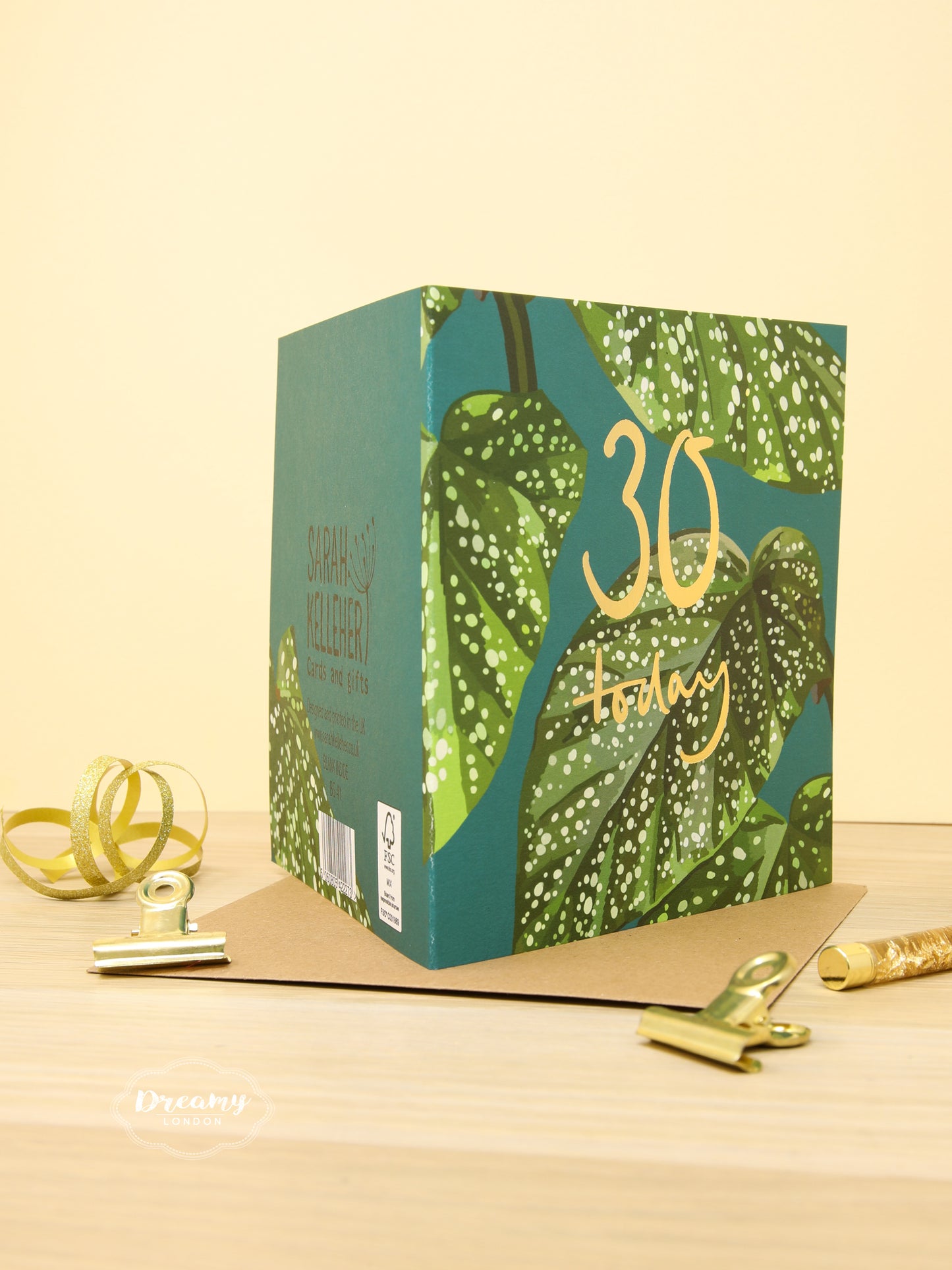 30th Tropical Birthday Card