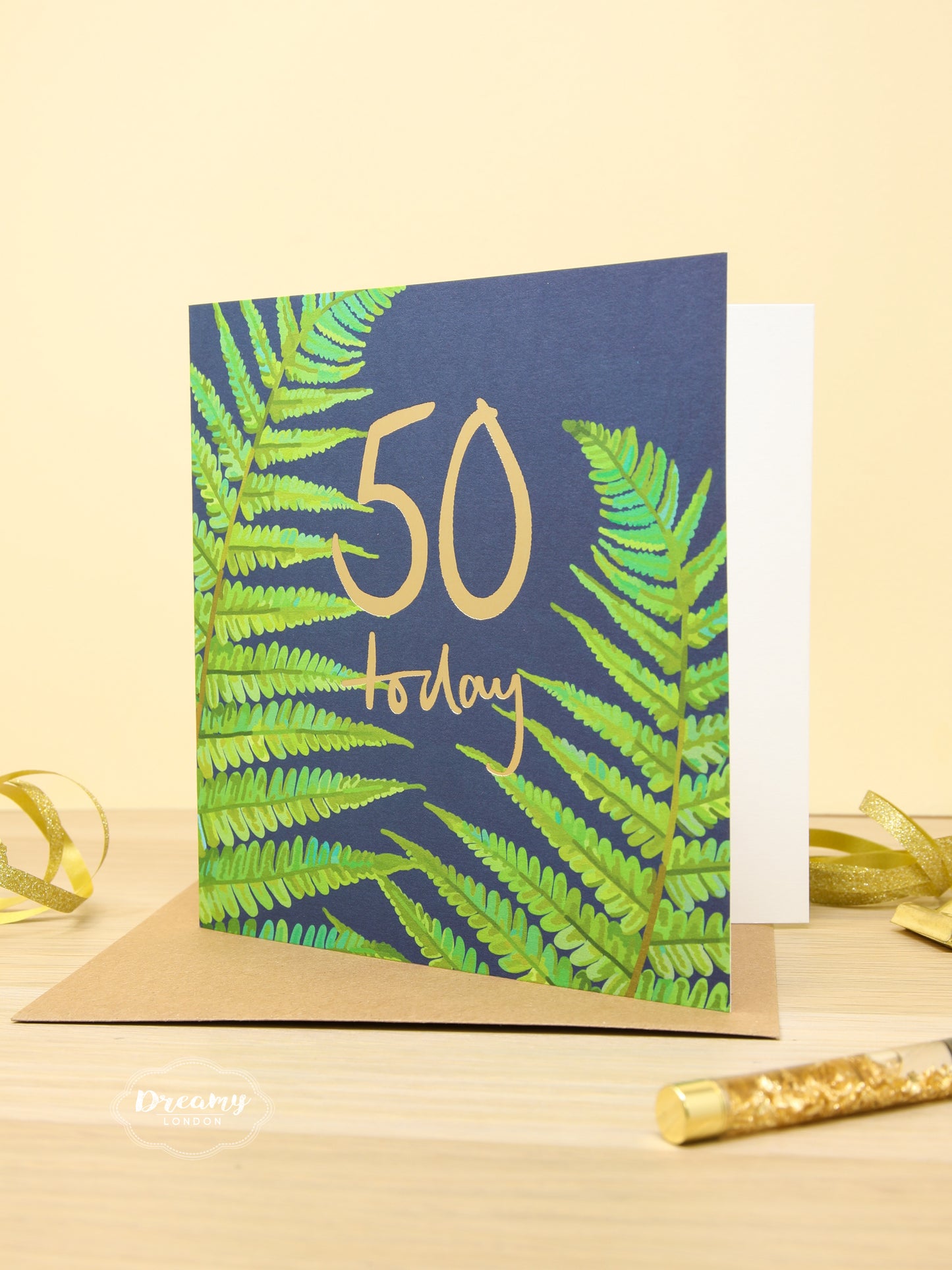 50th Tropical Birthday Card