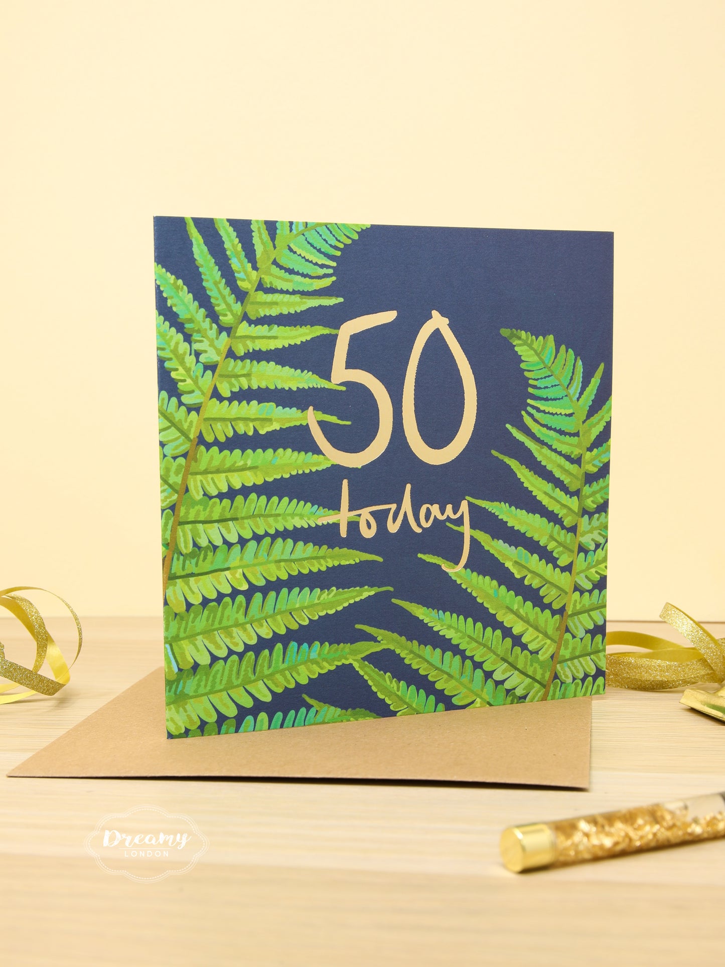 50th Tropical Birthday Card