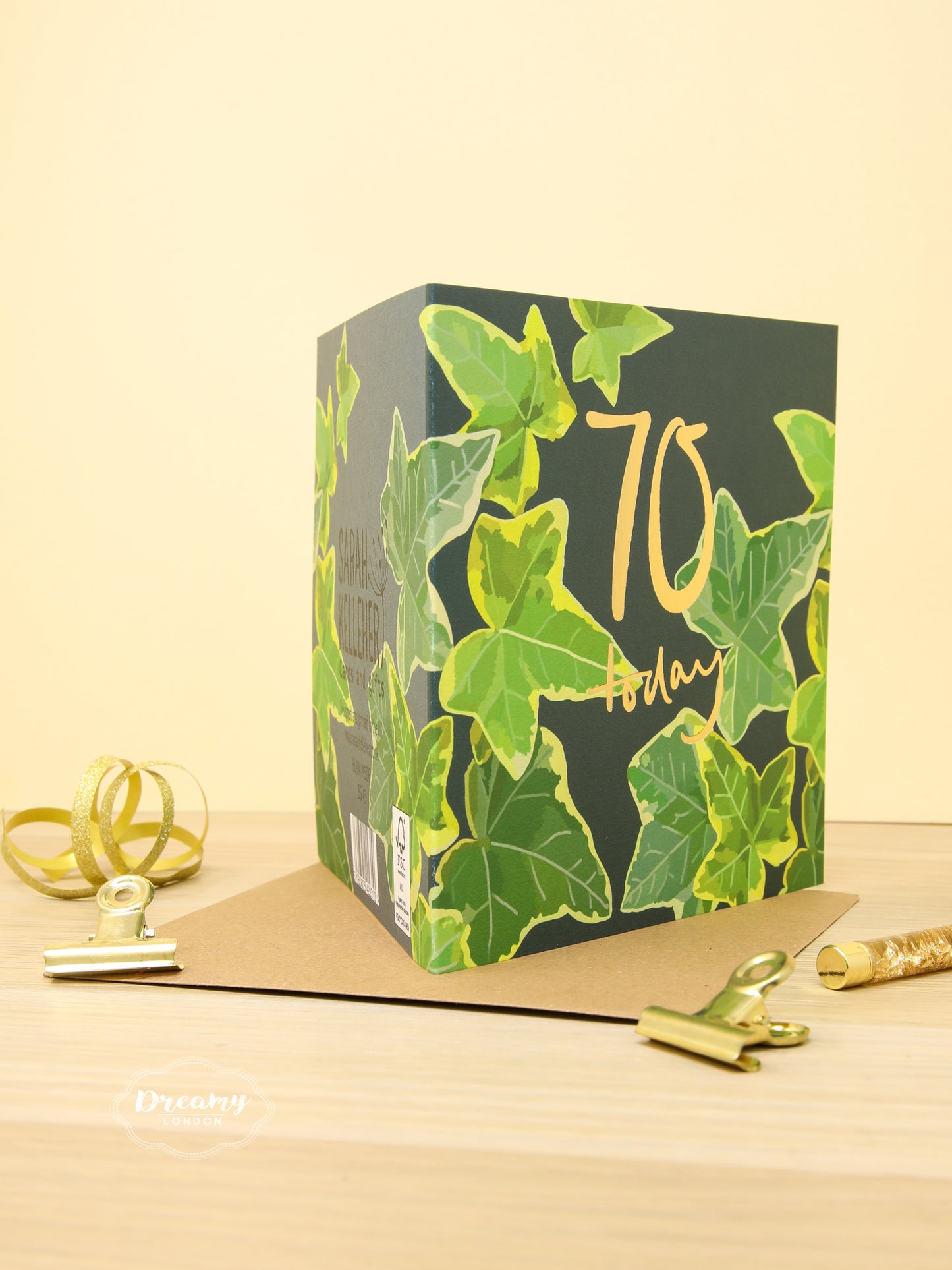 70th Tropical Birthday Card