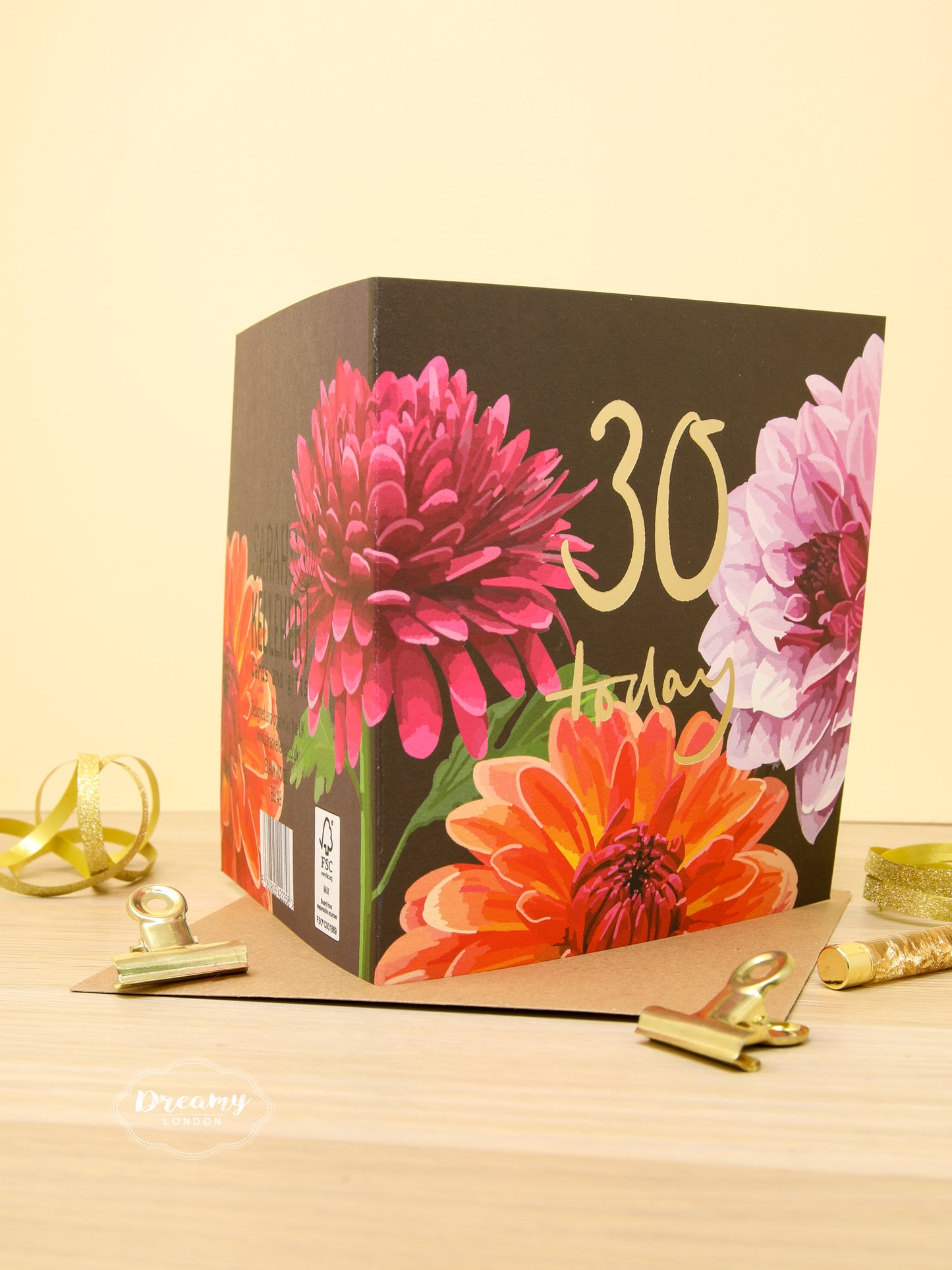 Blooming 30th Birthday Card