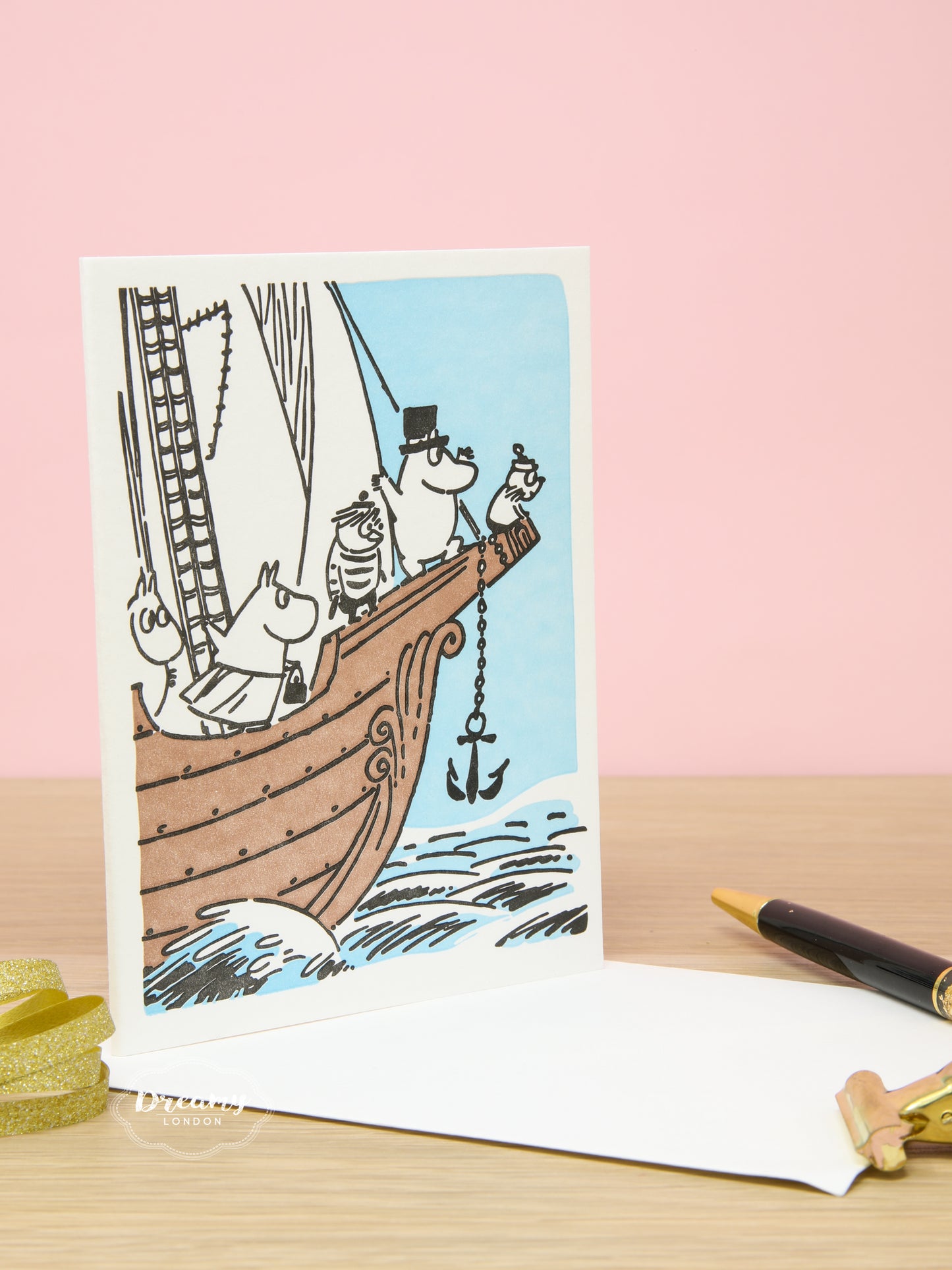 Moomin on Vacation Greeting Card